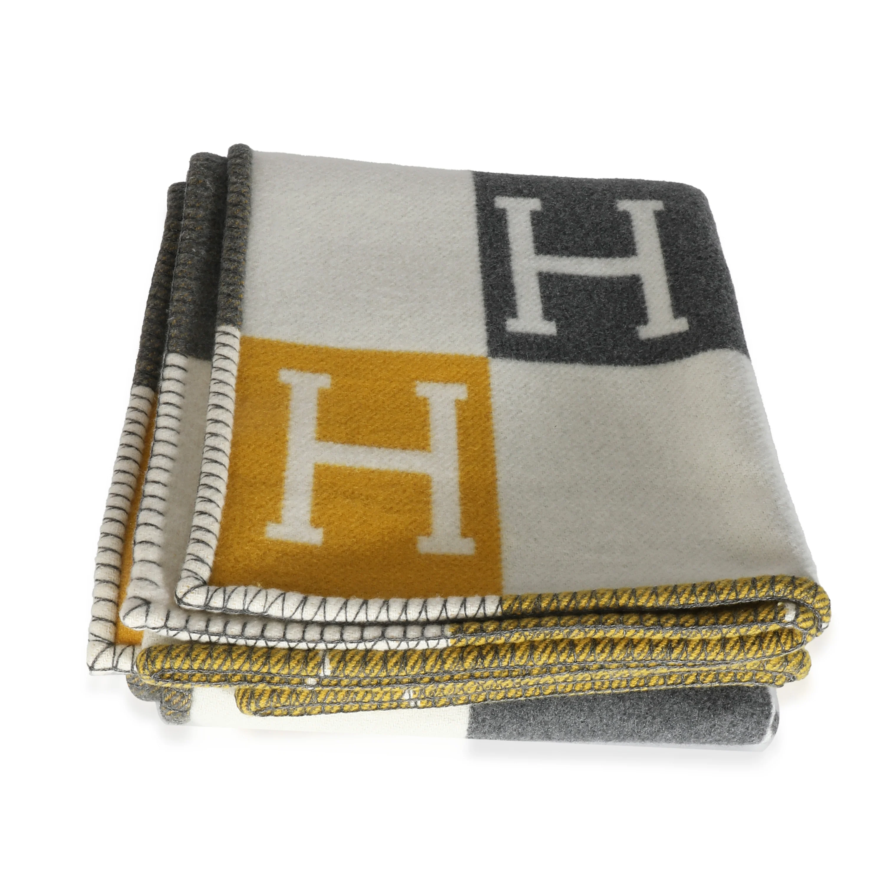 Gris Soleil Wool Cashmere Avalon Throw Blanket - Image 3