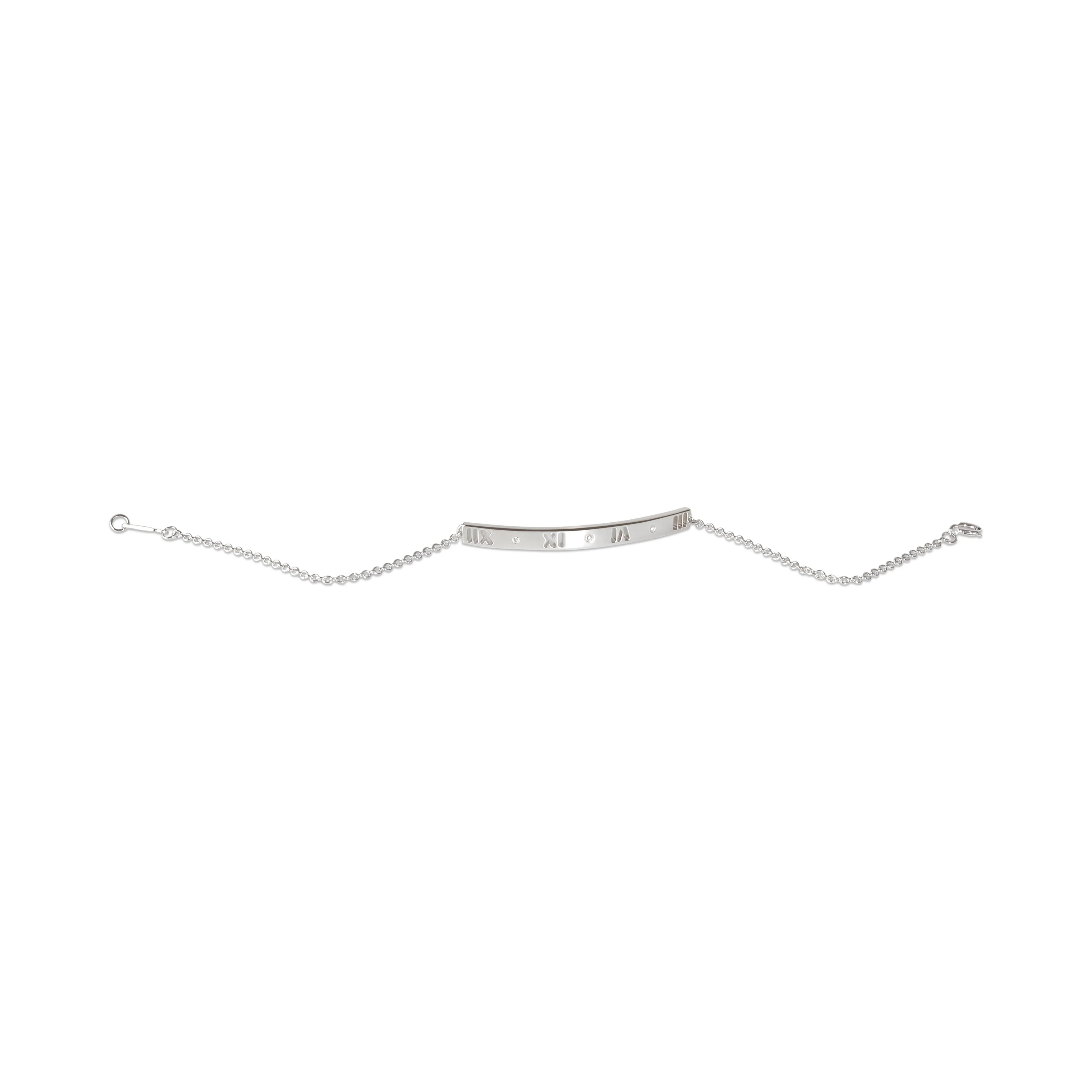 Atlas Bracelet in 18k White Gold 0.03 CTW - Image 4