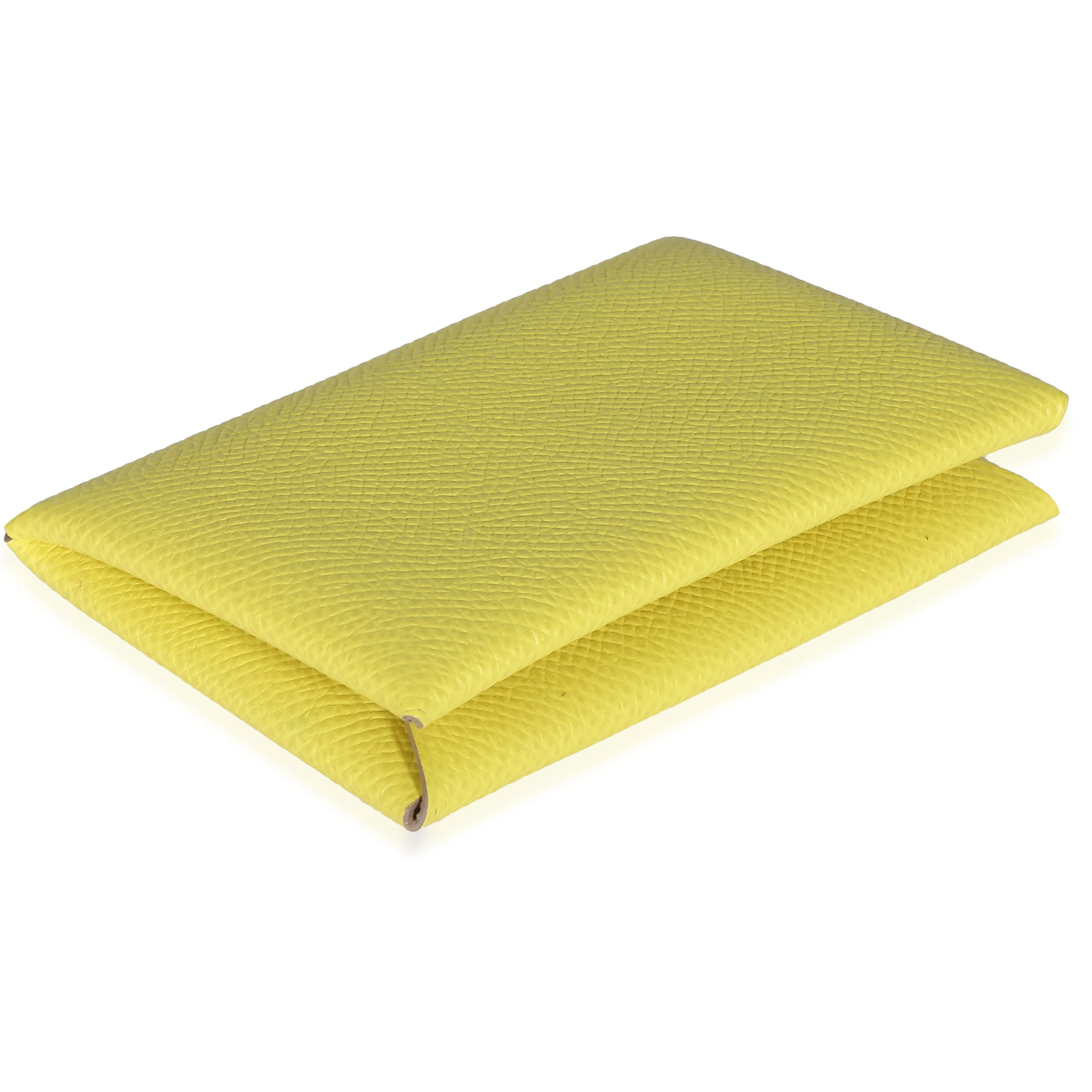 Jaune De Naples Epsom Calvi Card Holder - Image 6