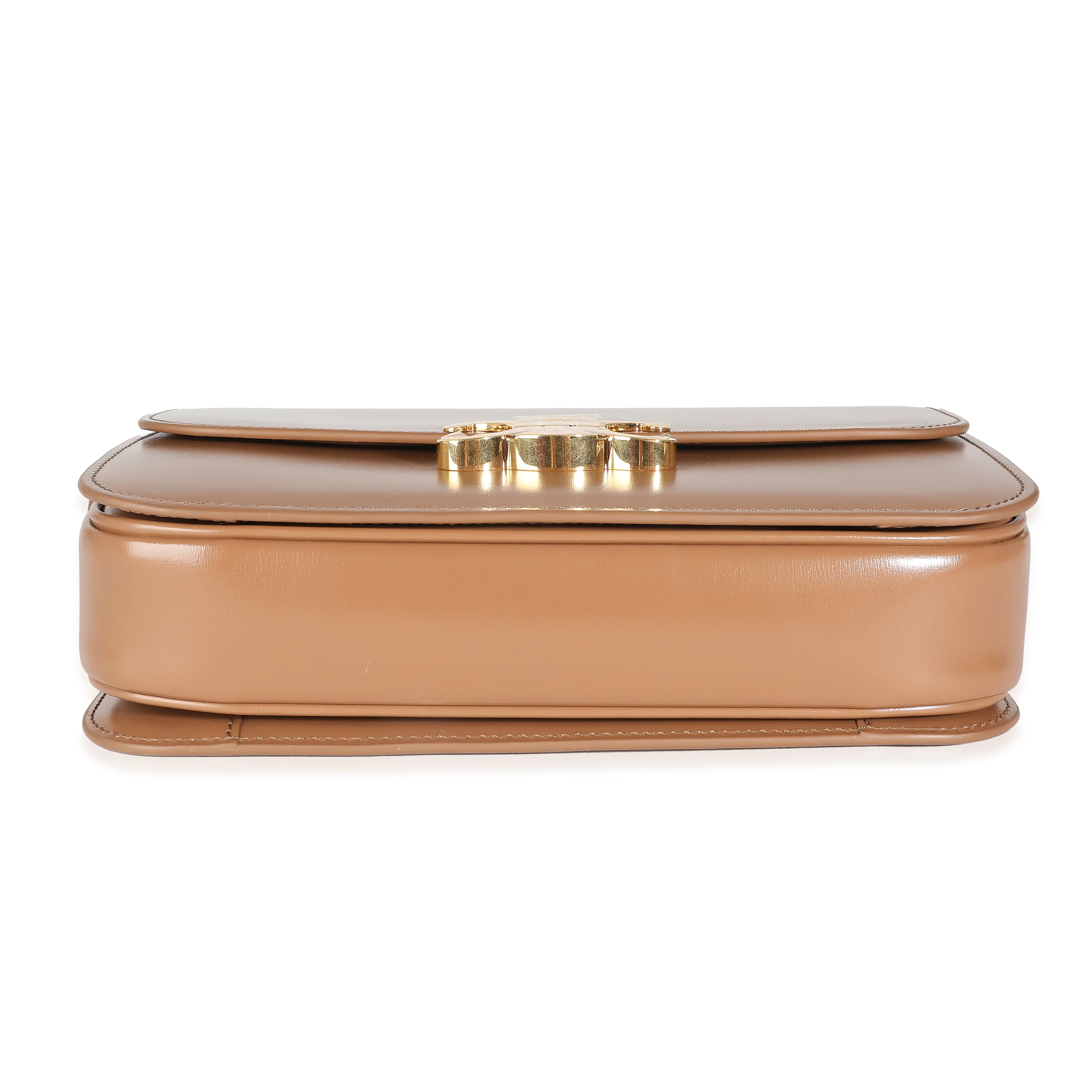 Bronze Shiny Calfskin Classique Triomphe Bag - Image 5