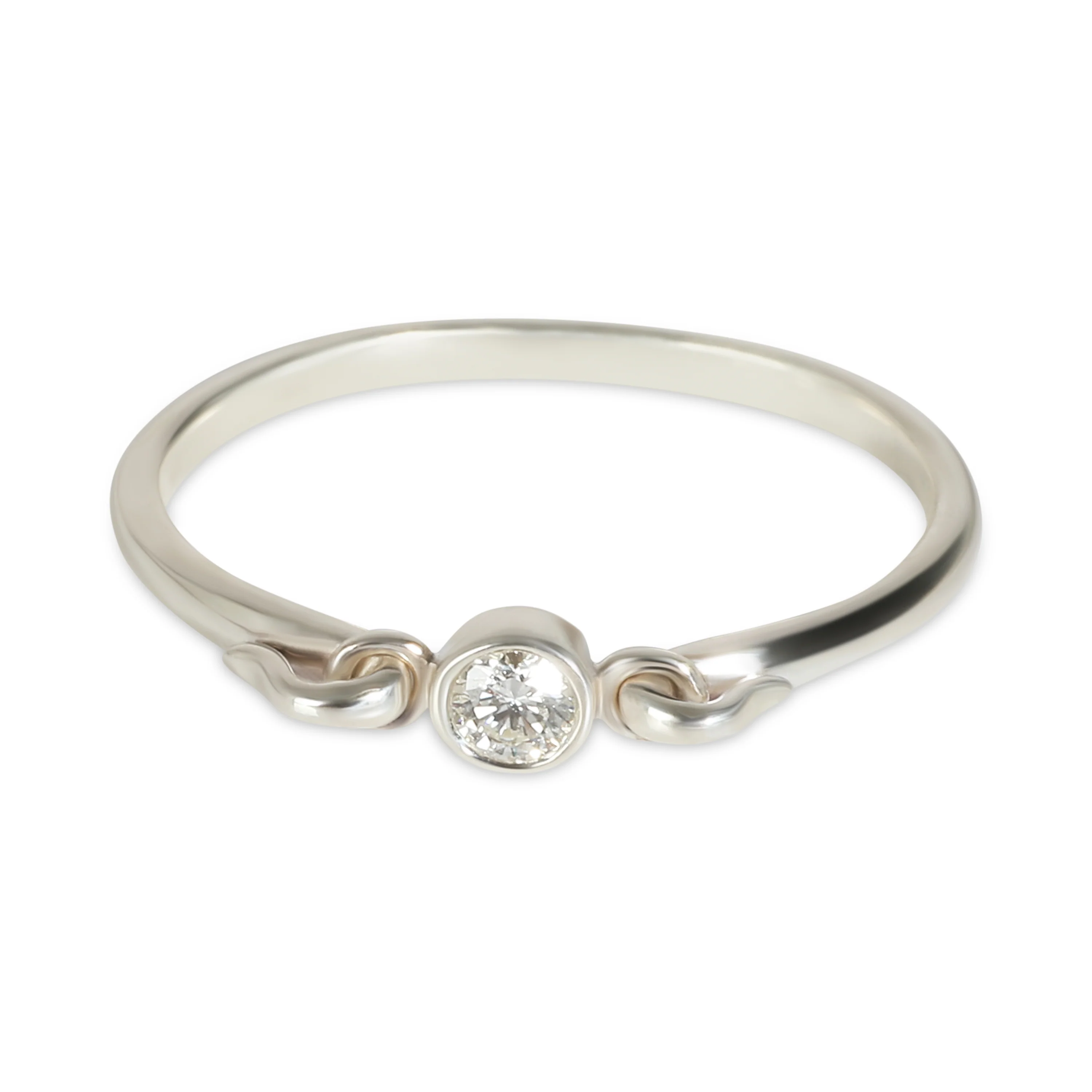 Elsa Peretti Fashion Ring in Sterling Silver 0.1 CTW