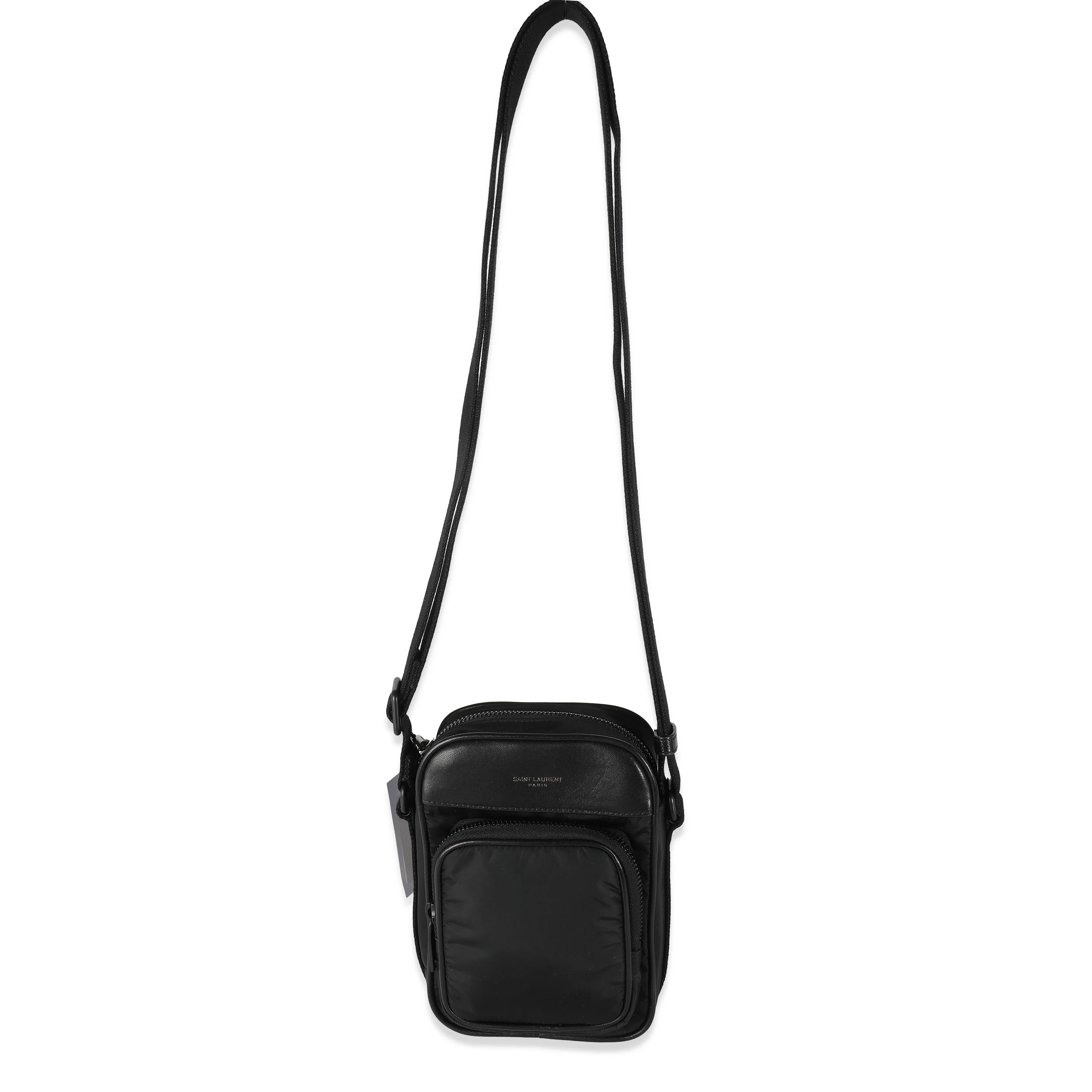 Black Nylon Mini City Camera Bag - Image 8