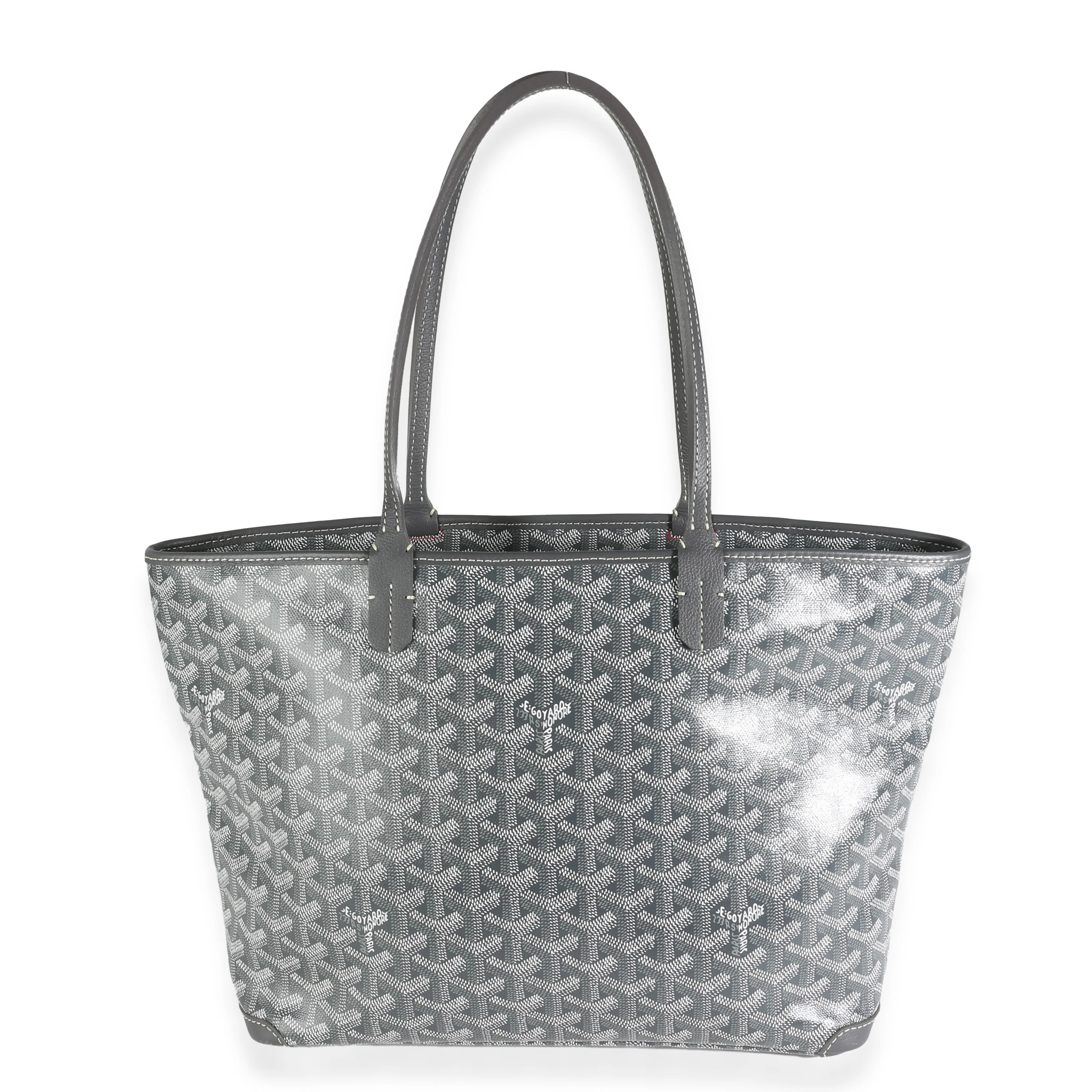 Grey Goyardine Canvas Artois PM - Image 4
