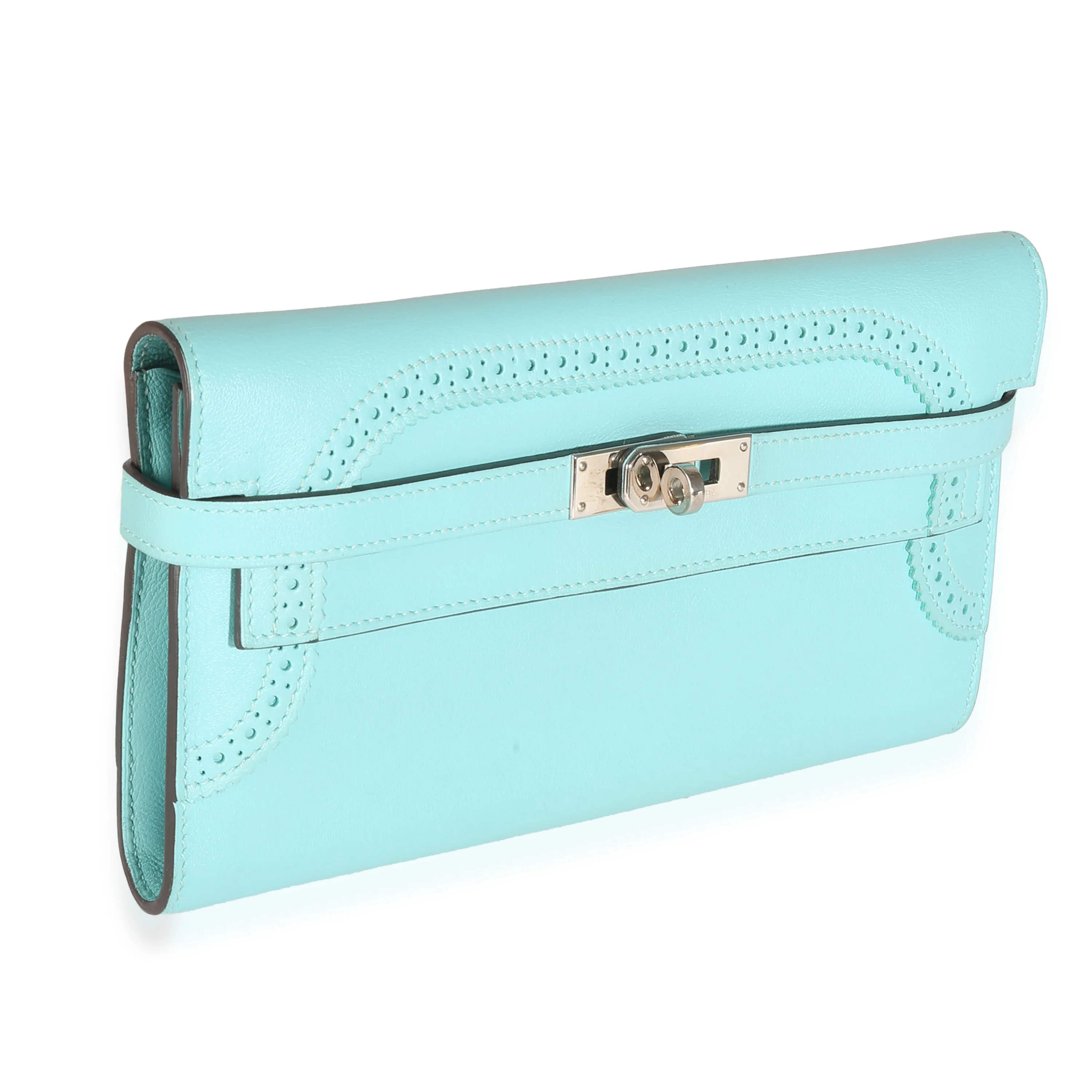 Bleu Atoll Swift Ghillies Kelly Longue Wallet PHW - Image 3
