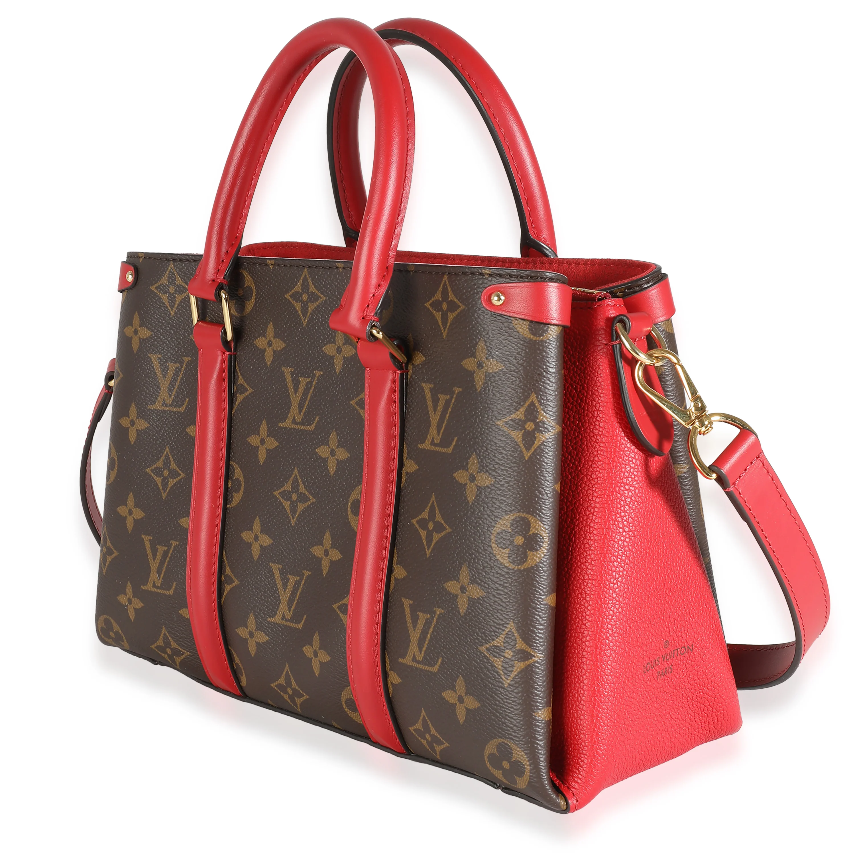 Cherry Monogram Canvas Soufflot BB - Image 2