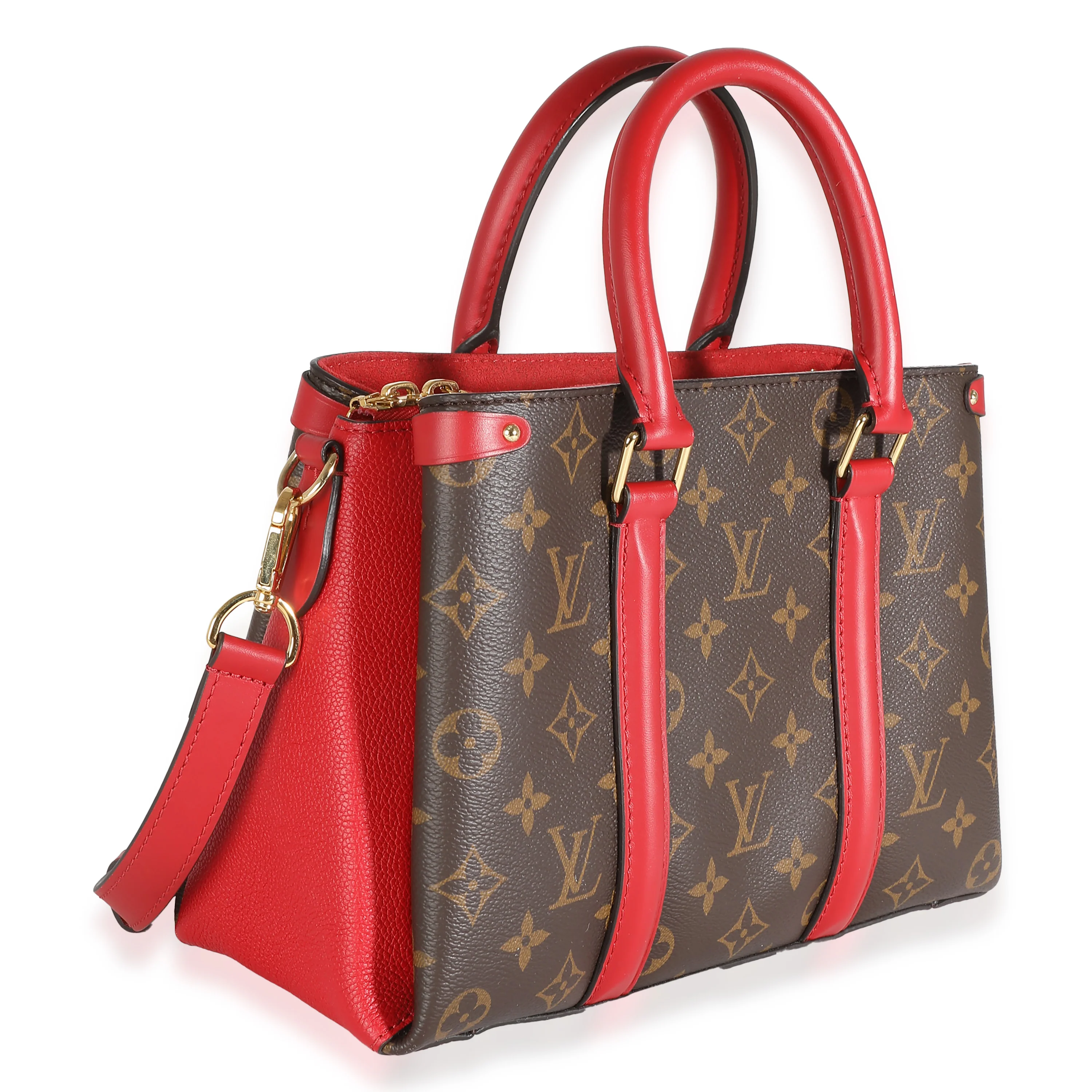Cherry Monogram Canvas Soufflot BB - Image 3