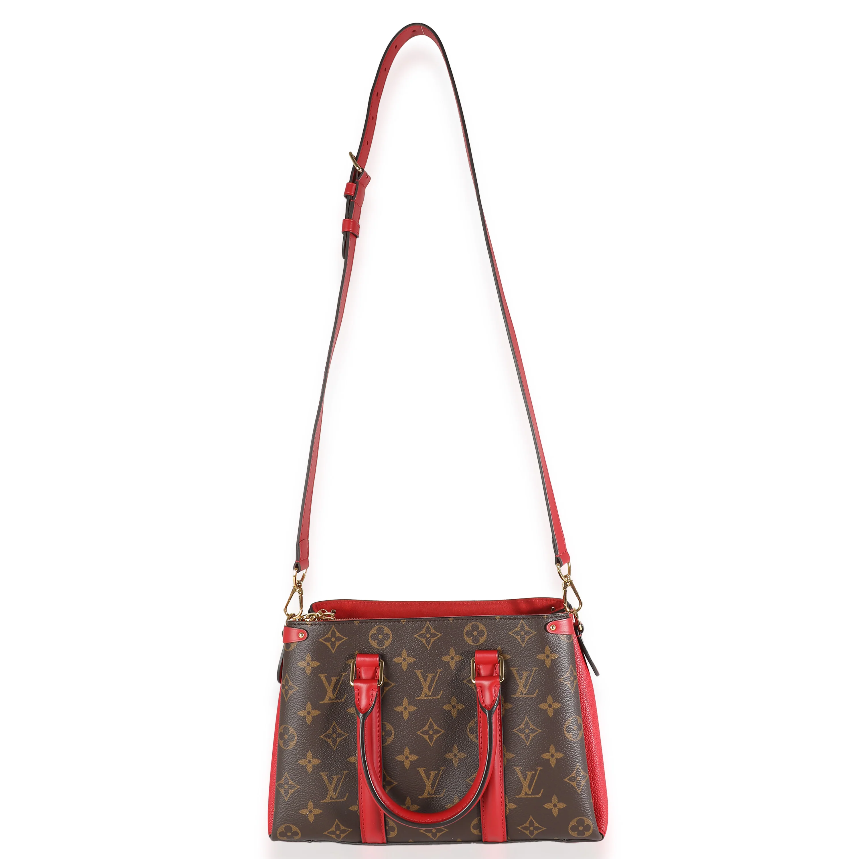 Cherry Monogram Canvas Soufflot BB - Image 8