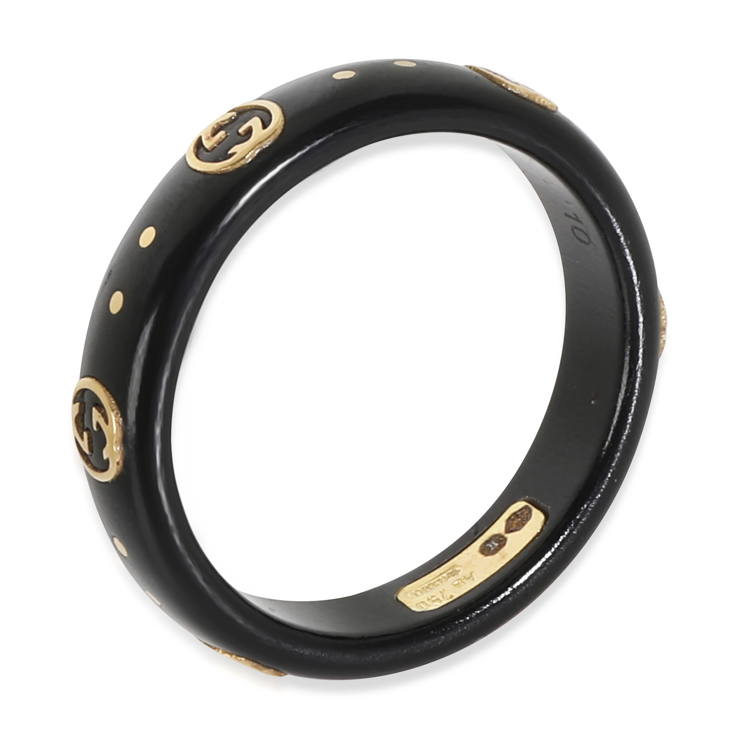 Icon Band in 18K Ceramic/Yellow Gold - Image 2
