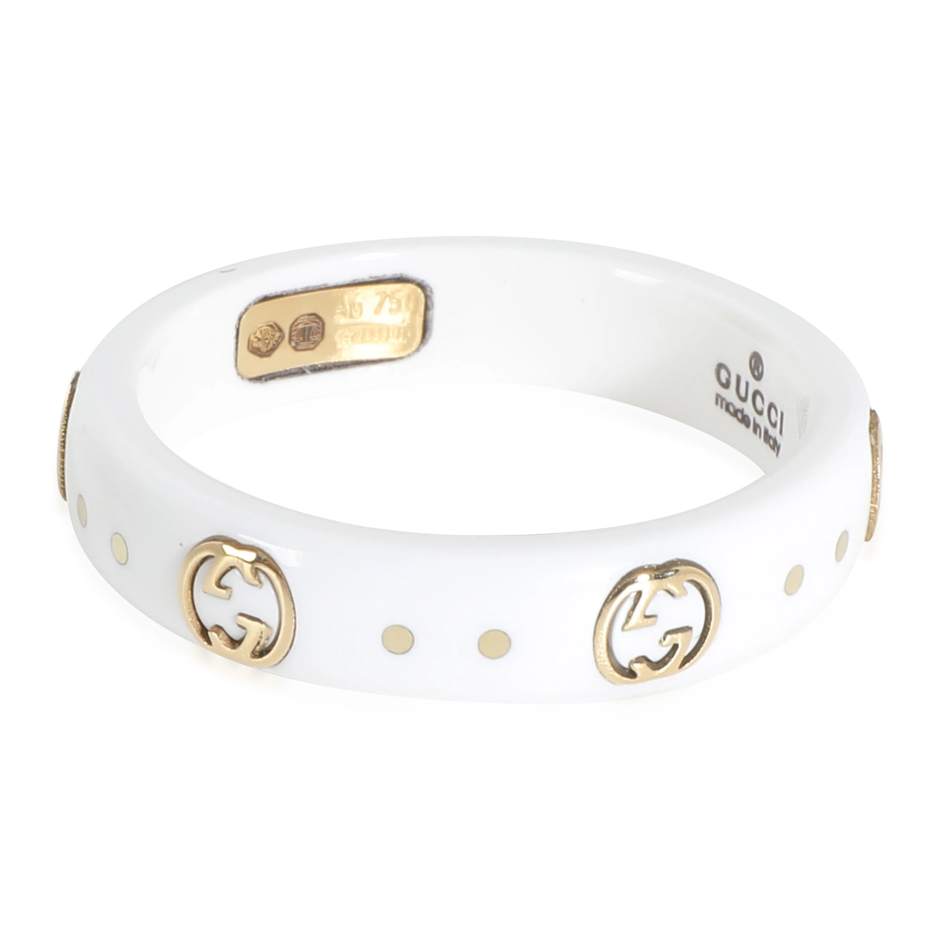 Icon Band in 18K Ceramic/Yellow Gold - Image 2