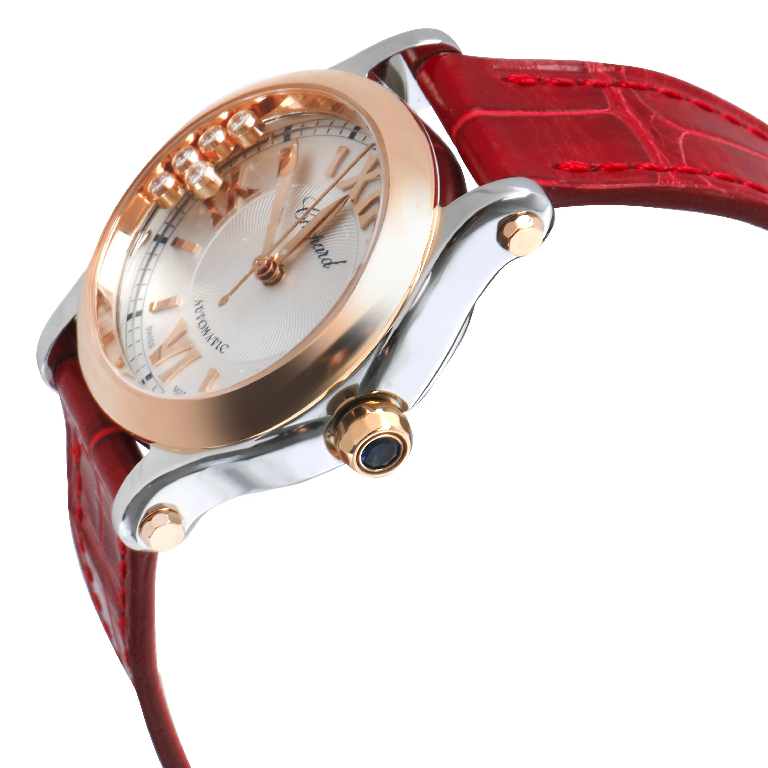 Happy Sport 278573-6013 Womens Watch in 18kt Stainless Steel/Rose Gold - Image 2