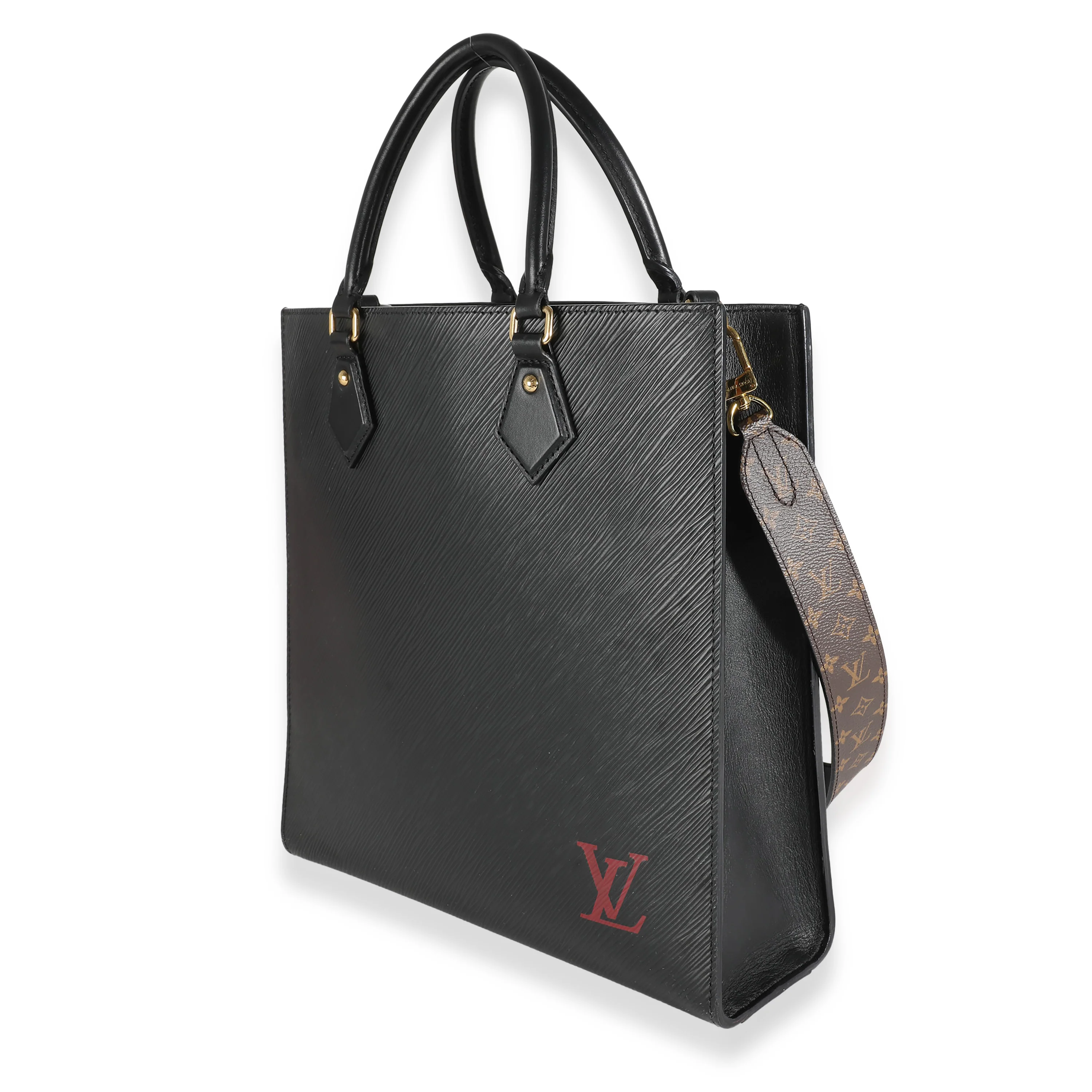 Black Epi Sac Plat PM - Image 2