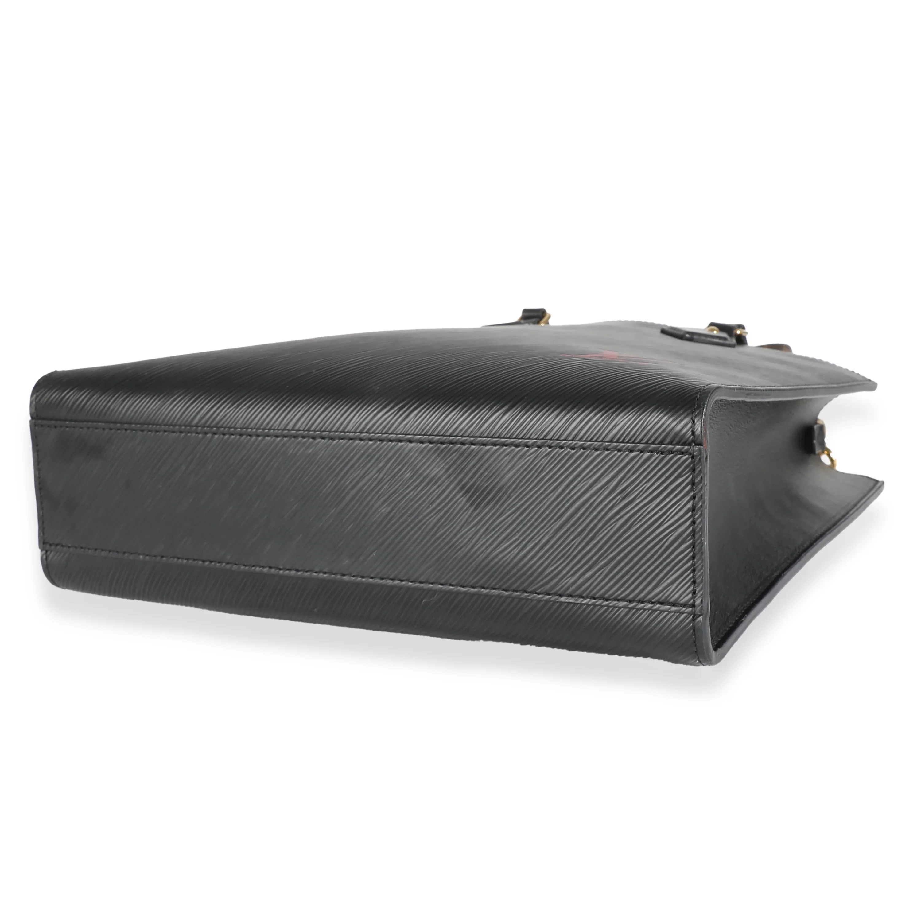 Black Epi Sac Plat PM - Image 6