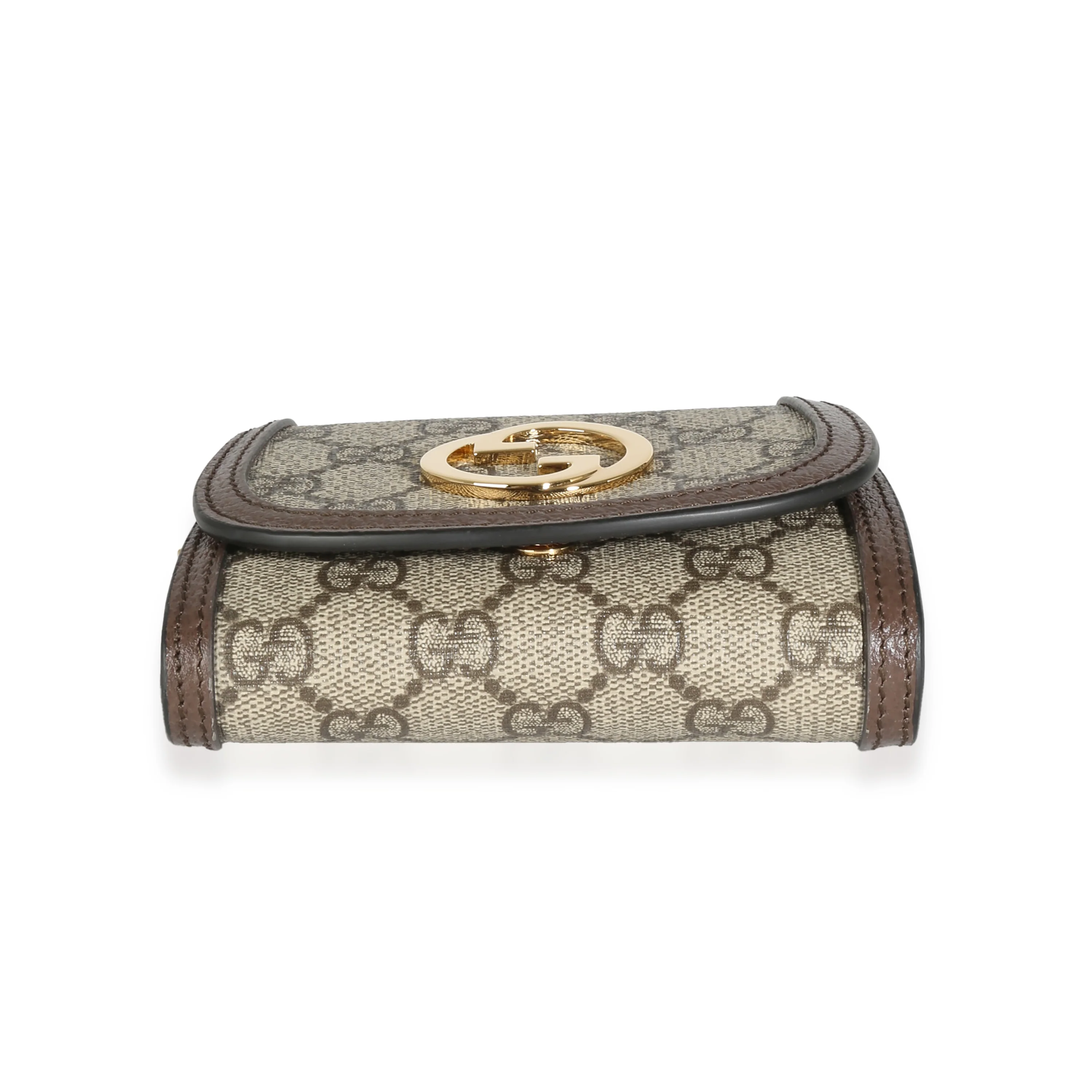 Beige GG Canvas Blondie Medium Chain Wallet - Image 5