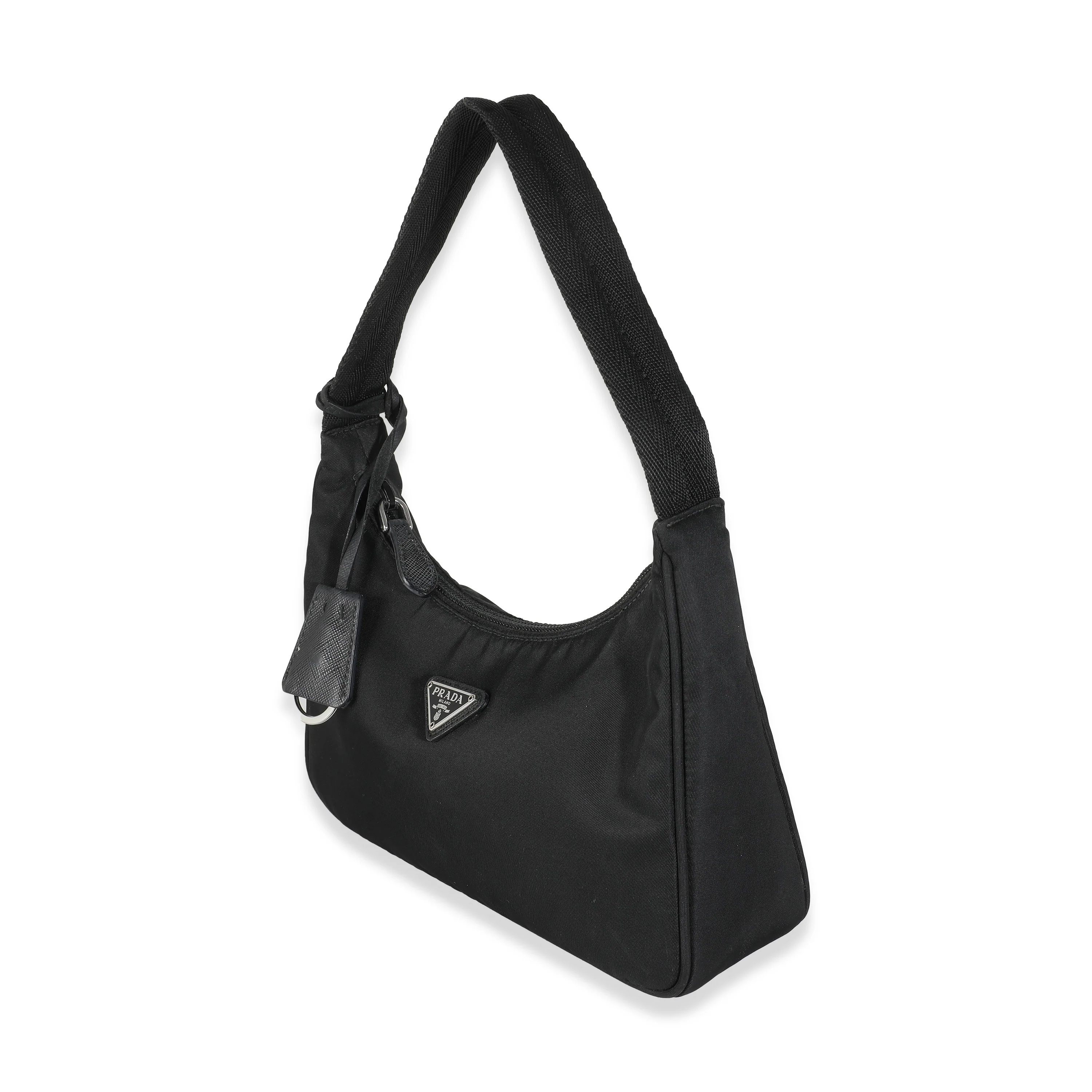 Black Re-Nylon Re-Edition 2005 Mini Hobo - Image 2