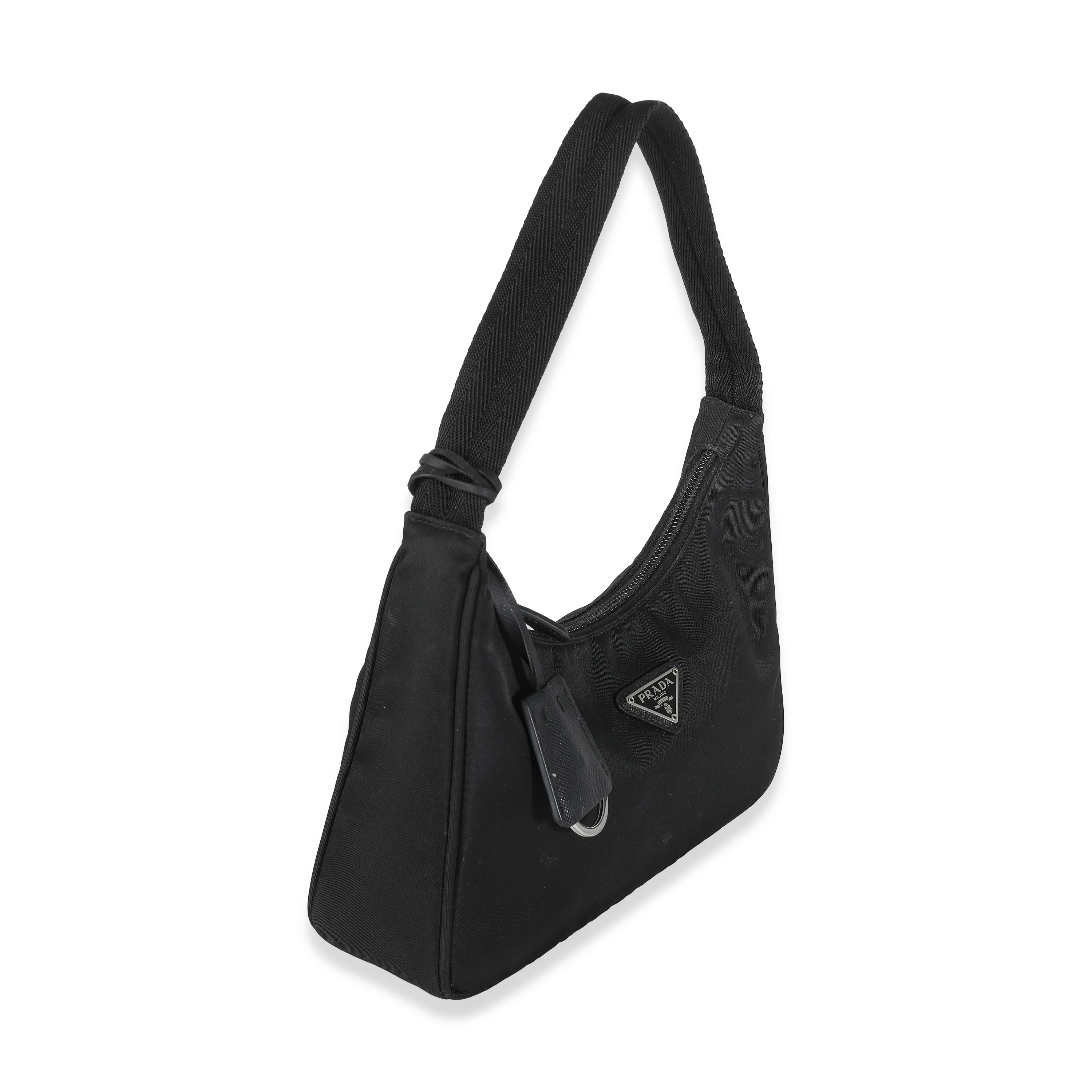 Black Re-Nylon Re-Edition 2005 Mini Hobo - Image 3