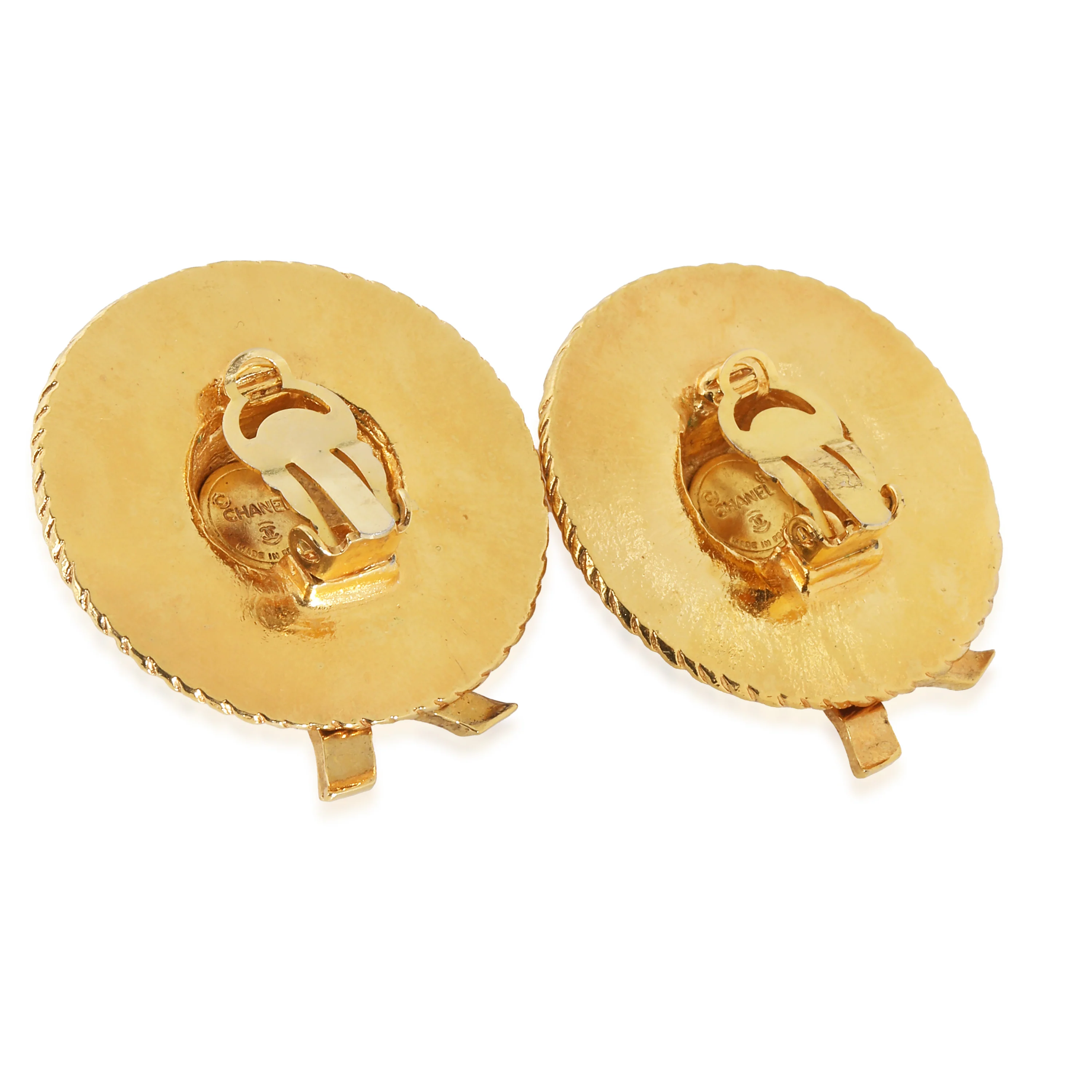 Vintage Hat Gold Plated Earring - Image 3