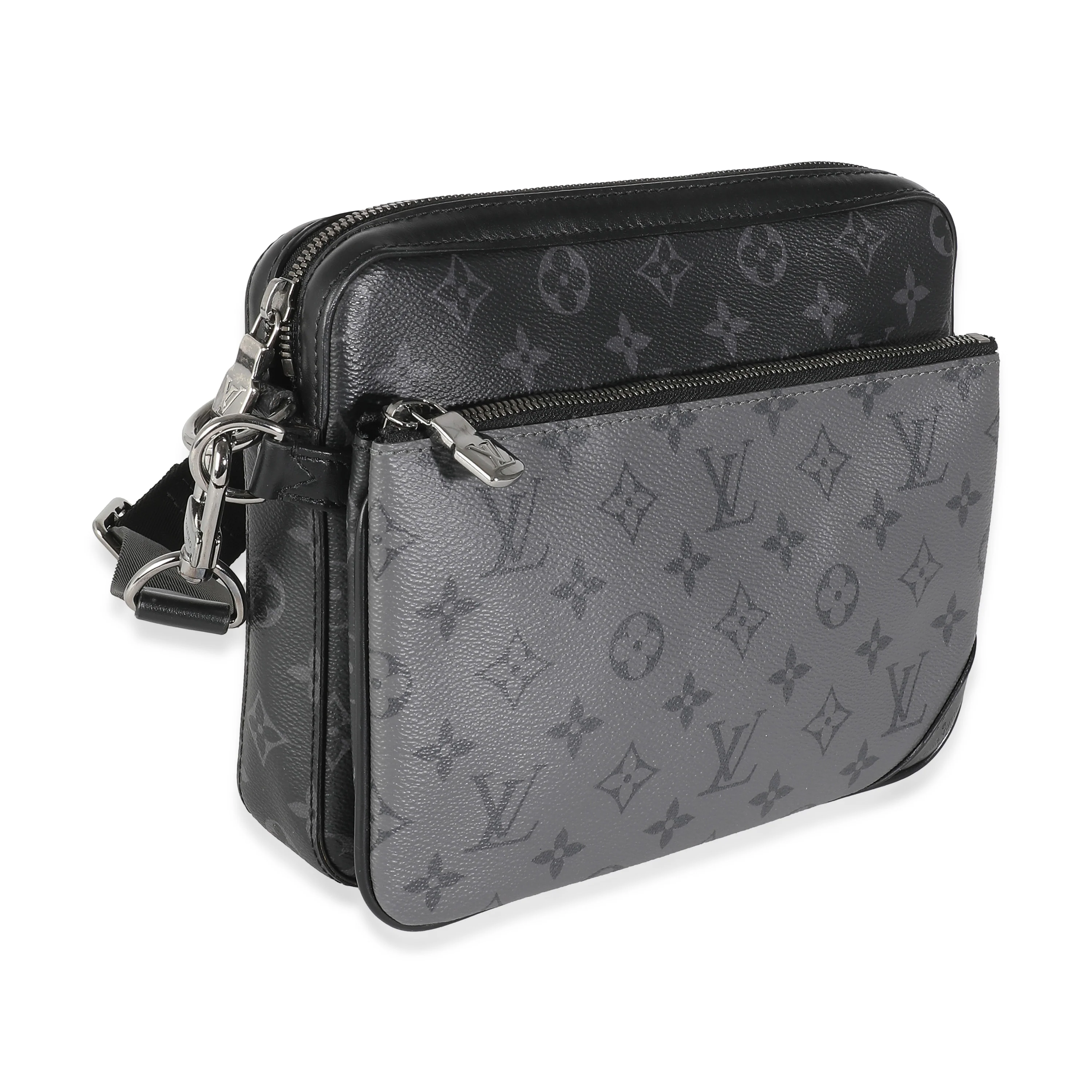 Reverse Monogram Eclipse Canvas Trio Messenger - Image 2