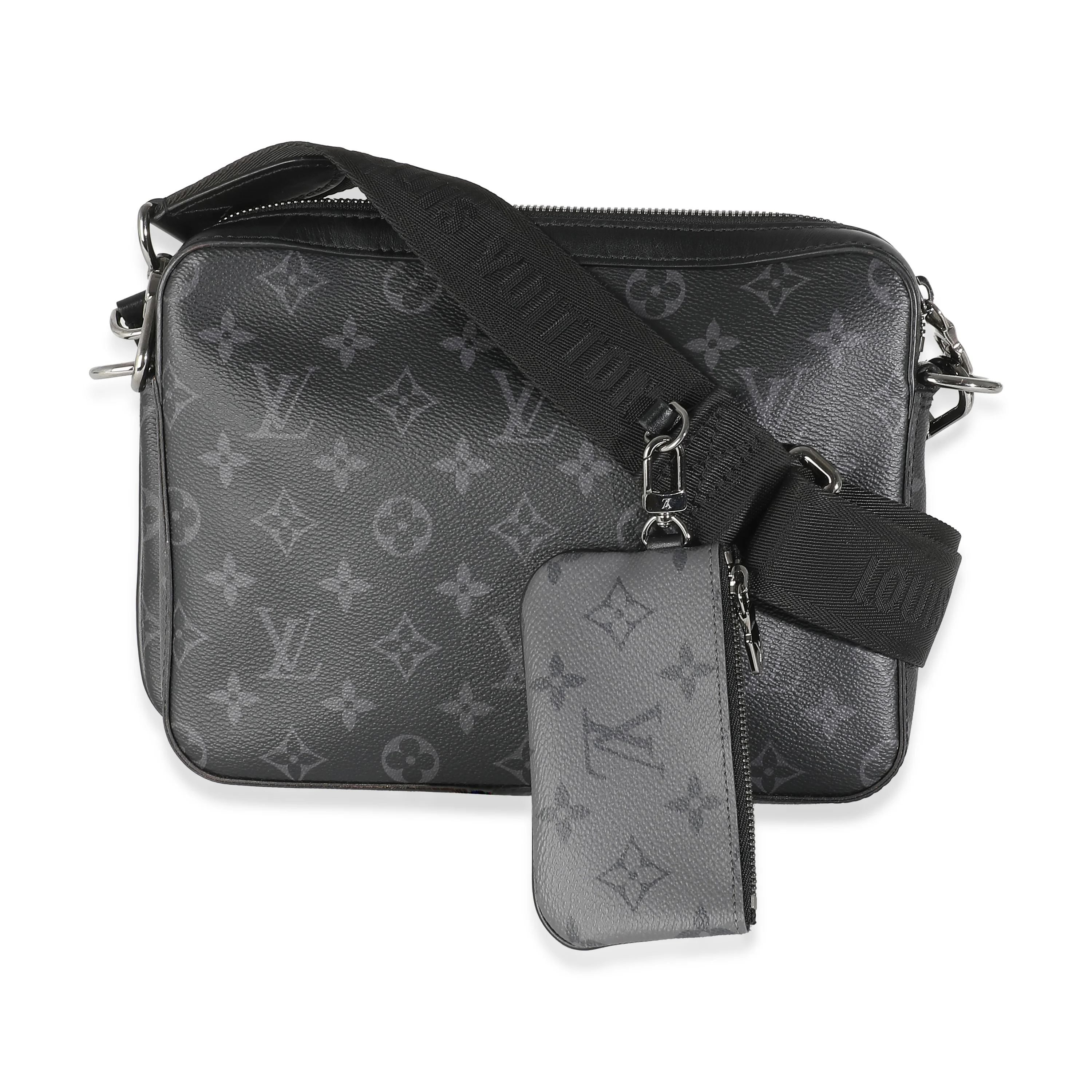Reverse Monogram Eclipse Canvas Trio Messenger - Image 3