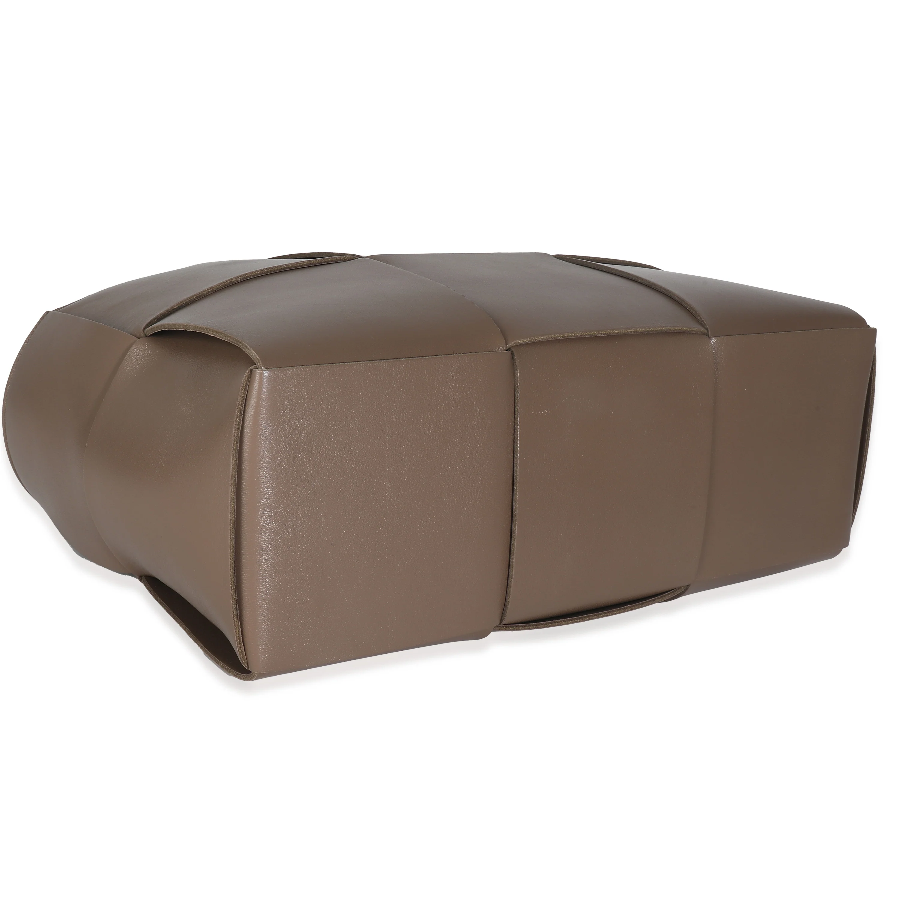 Taupe Nappa Intrecciato Arco Tote - Image 6