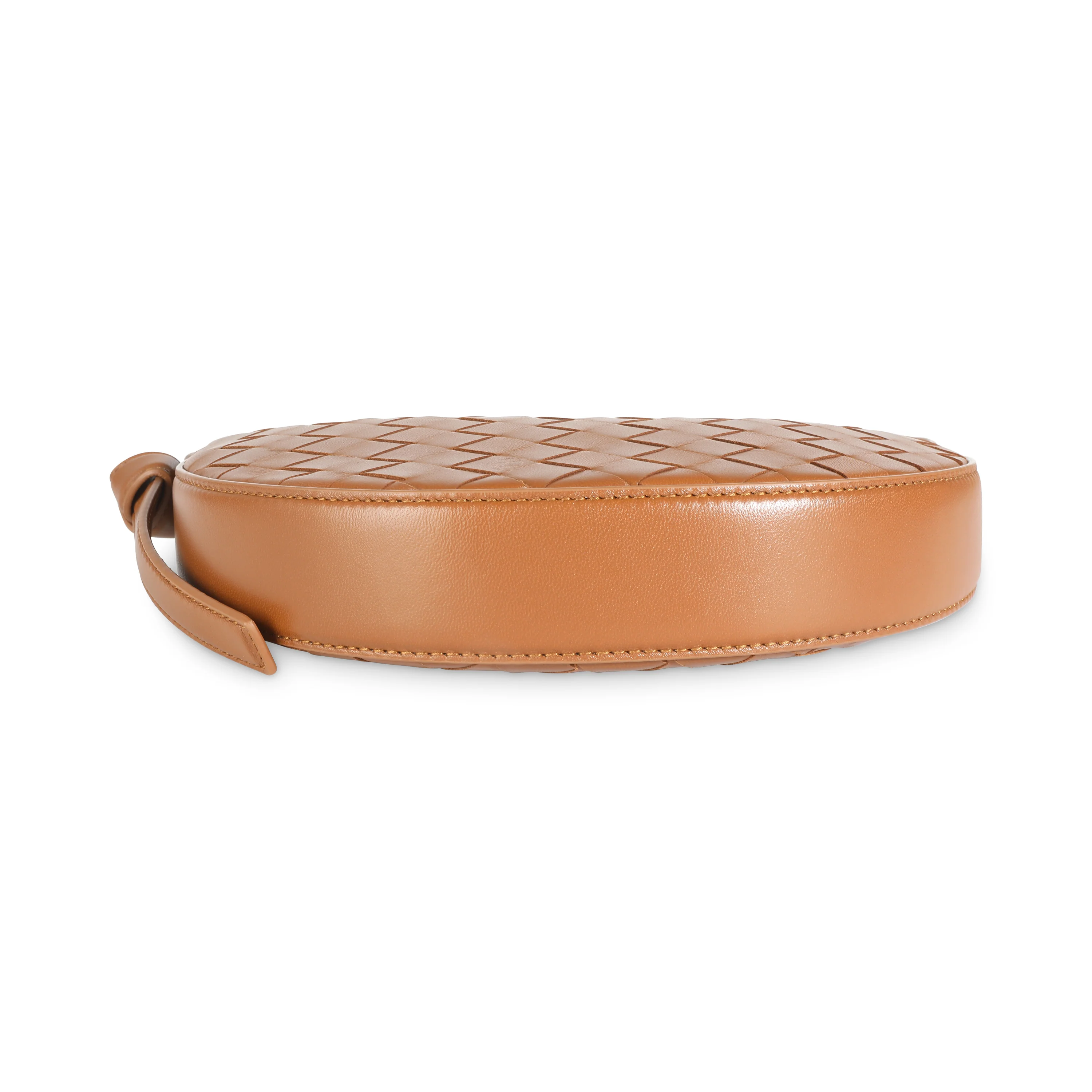 Cognac Intrecciato Nappa Mini Sunrise Bag - Image 5