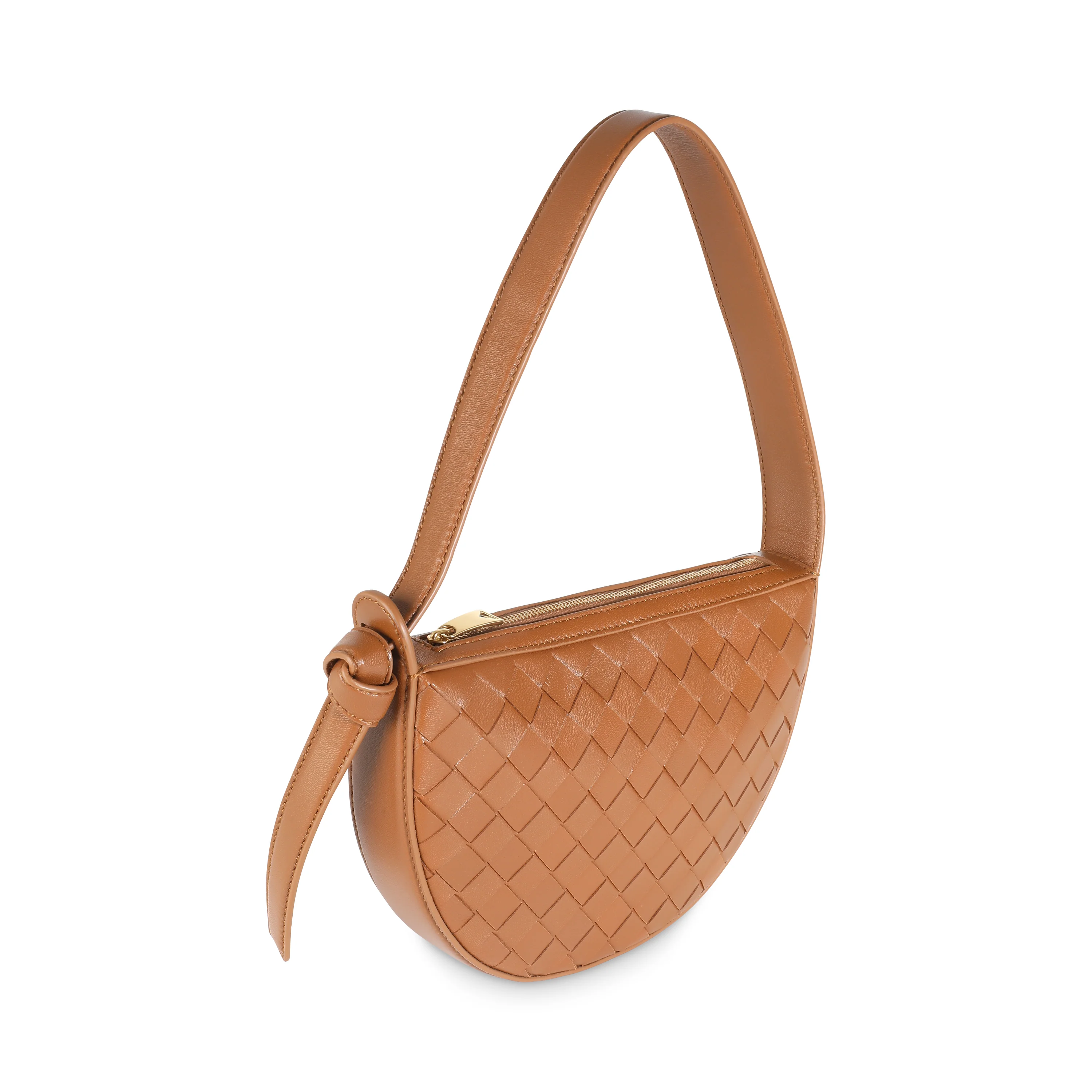 Cognac Intrecciato Nappa Mini Sunrise Bag - Image 3