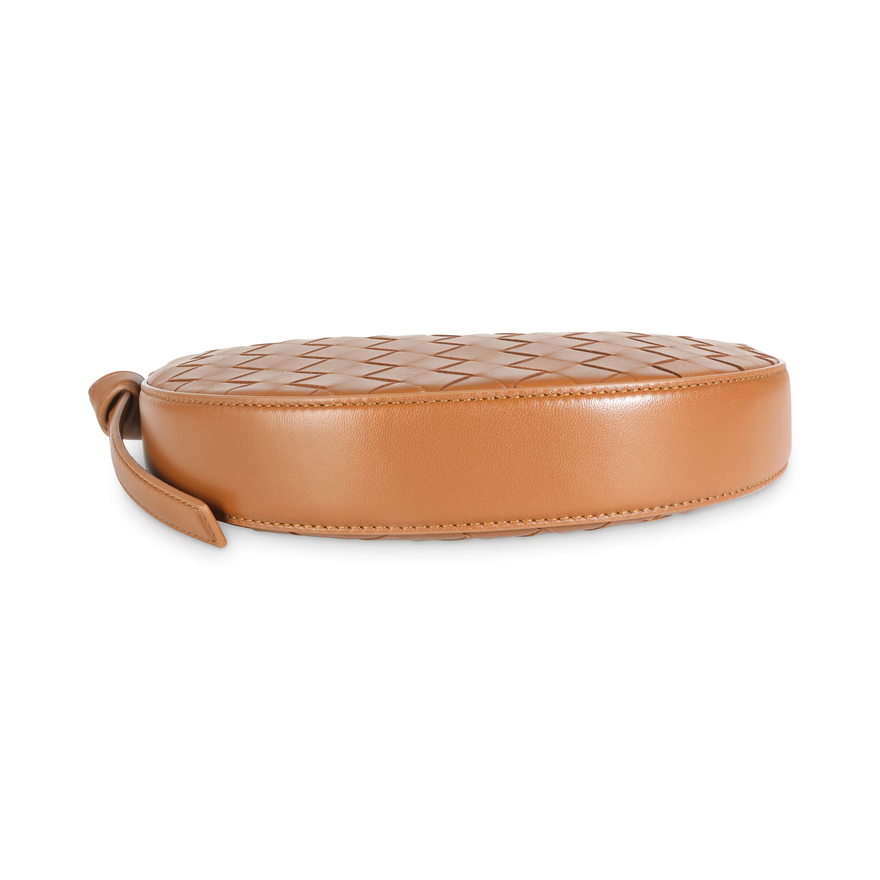 Cognac Intrecciato Nappa Mini Sunrise Bag - Image 5