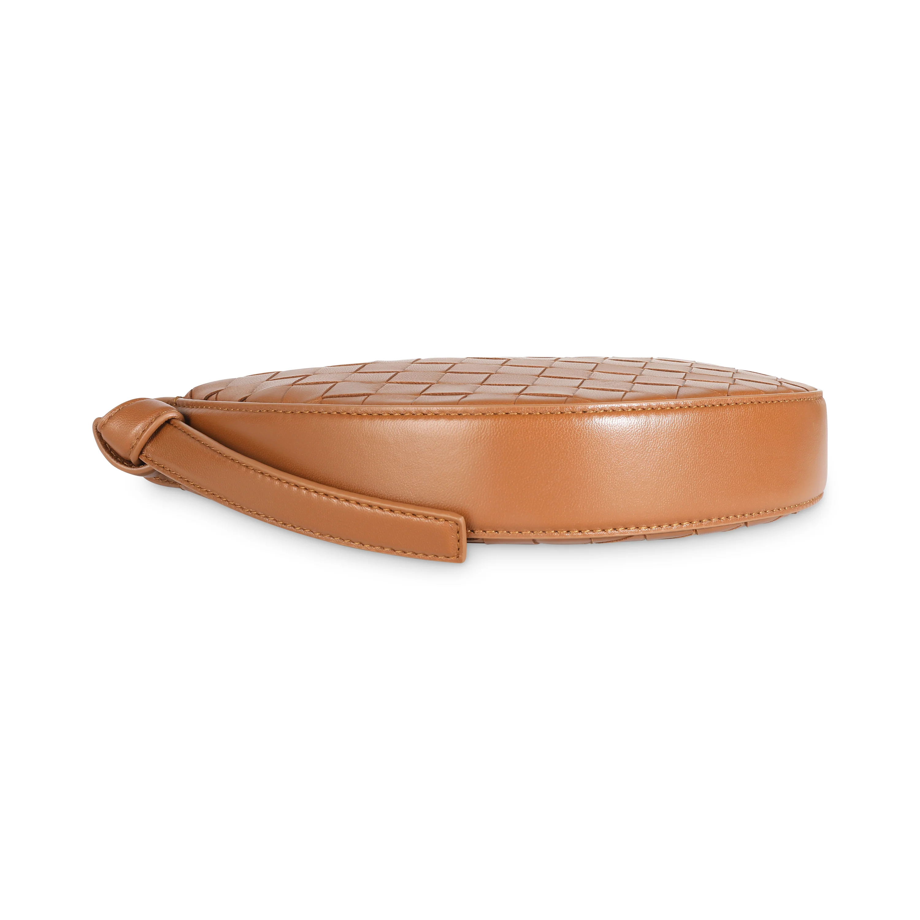 Cognac Intrecciato Nappa Mini Sunrise Bag - Image 6