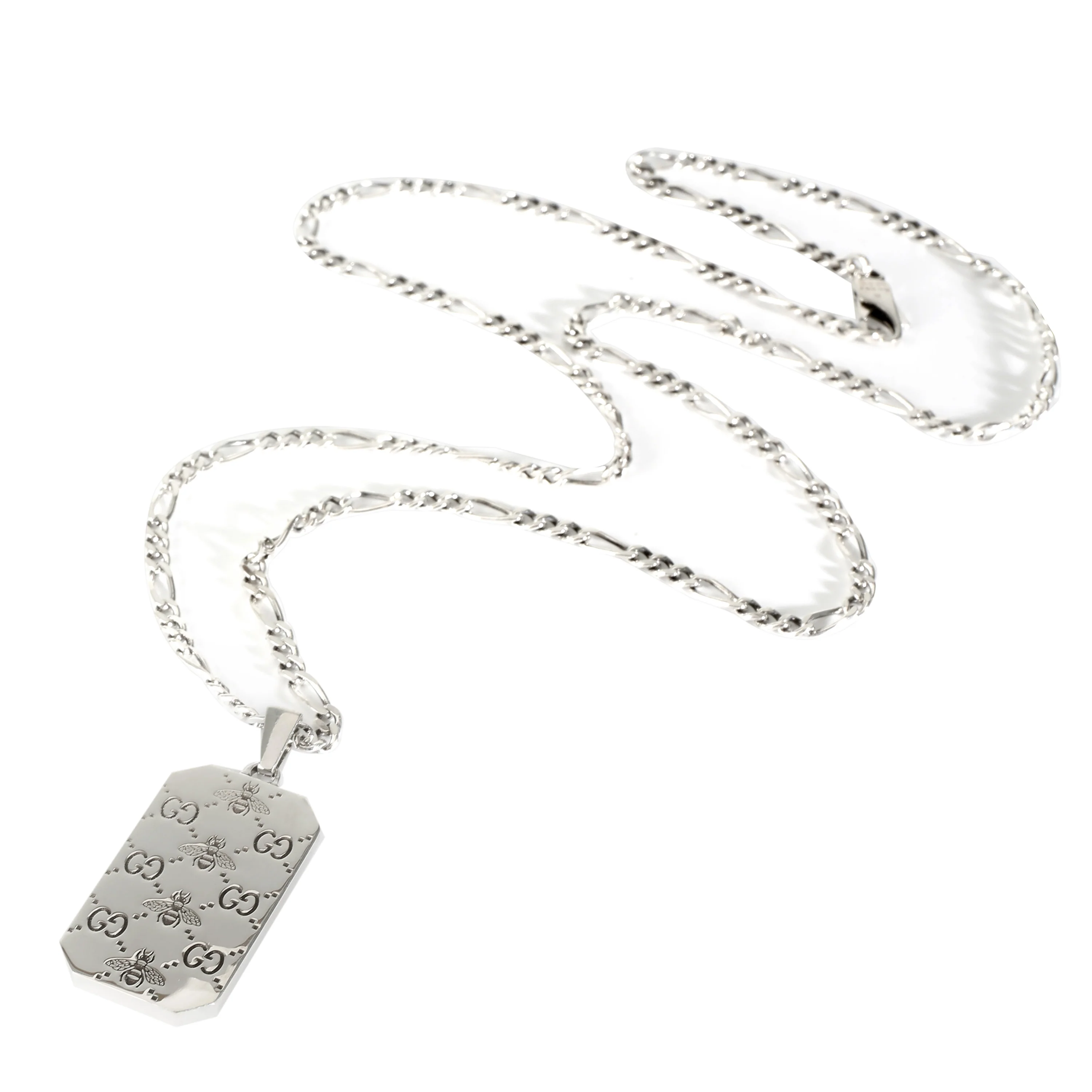GG & Bee Pendant in Sterling Silver - Image 2