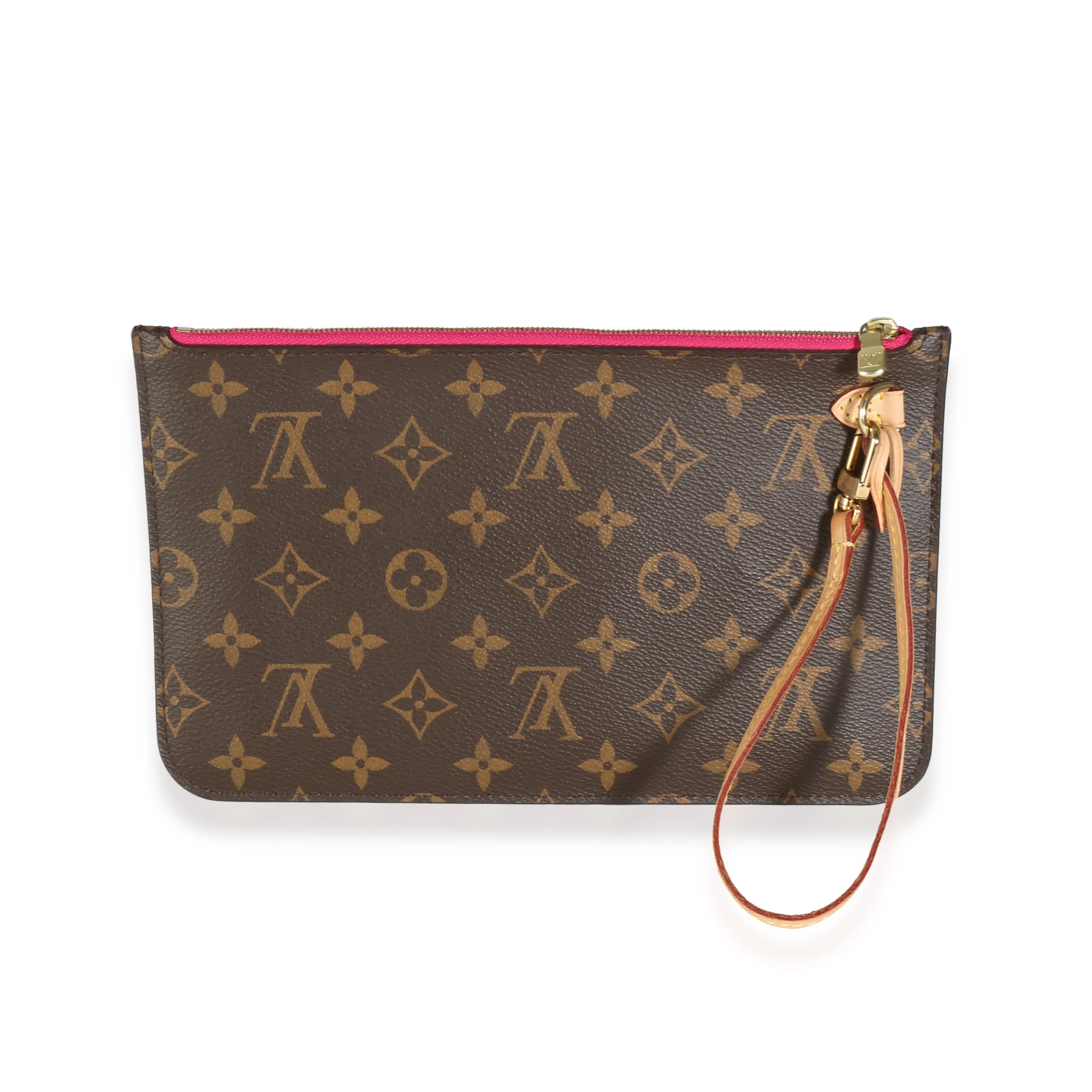 Pivoine Monogram Canvas Neverfull Pouch - Image 4
