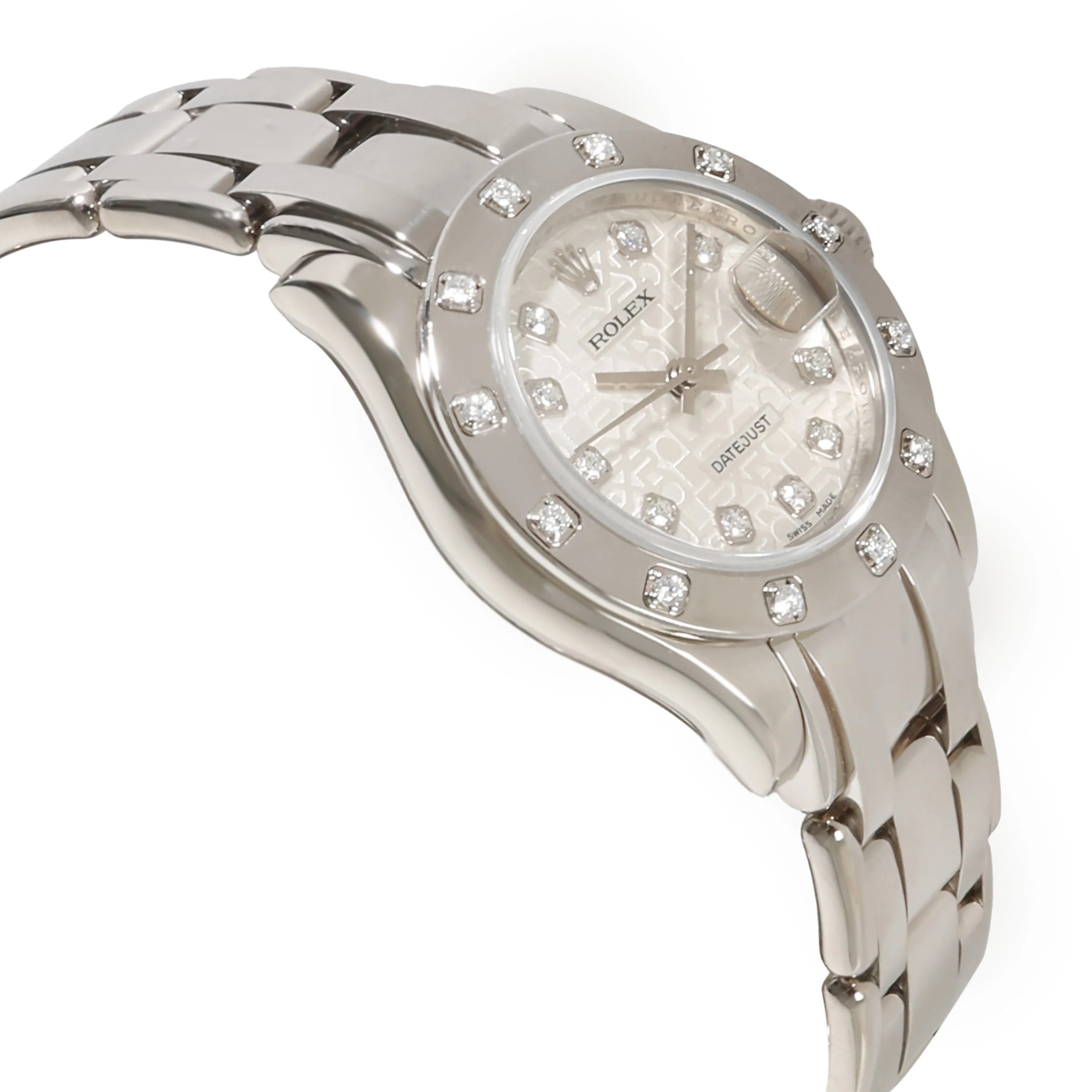 Pearlmaster 80319 Womens Watch in 18kt White Gold - Image 2