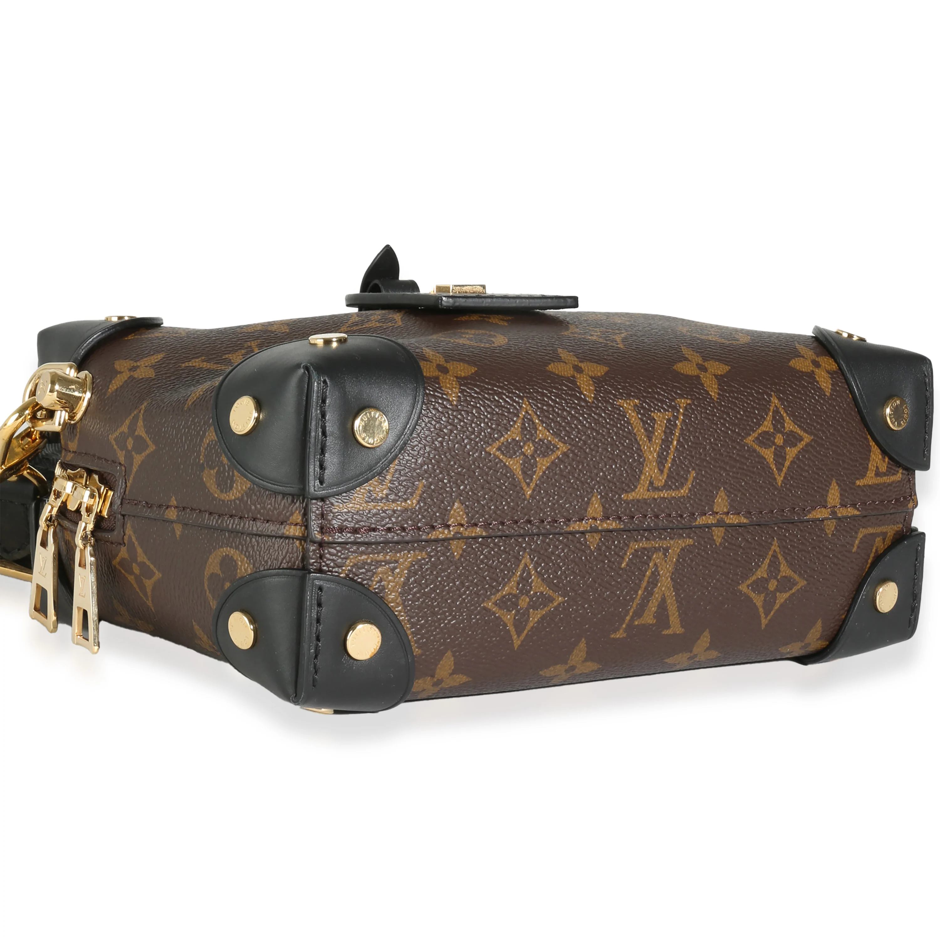 Black Monogram Canvas Petite Malle Souple - Image 5