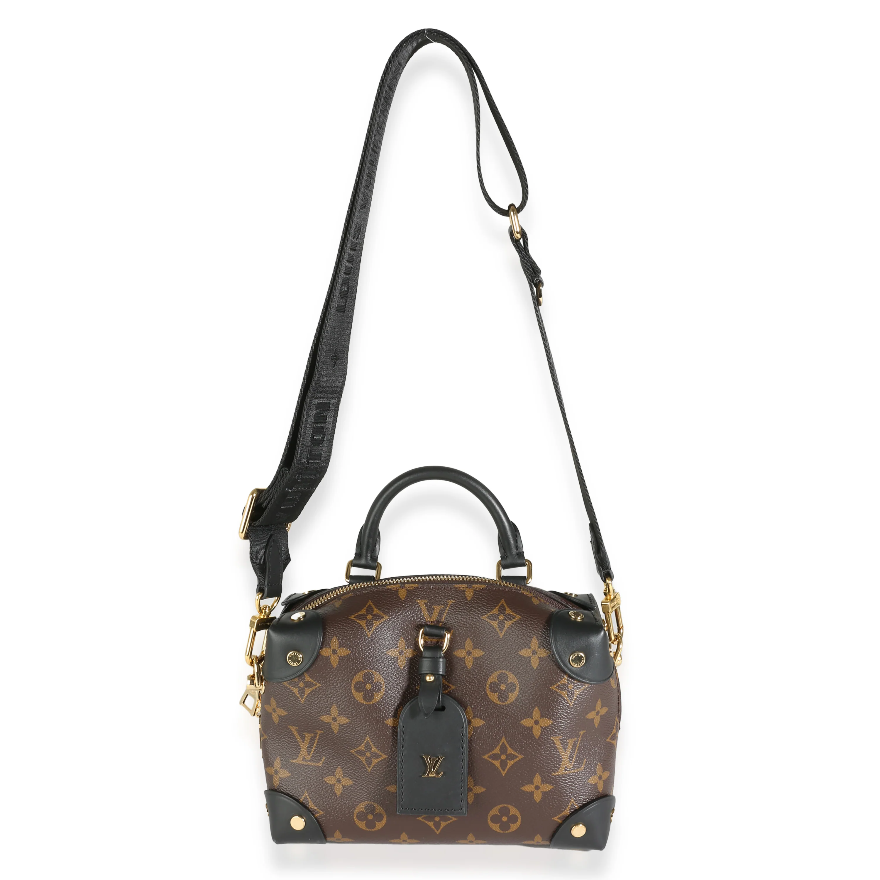 Black Monogram Canvas Petite Malle Souple - Image 7