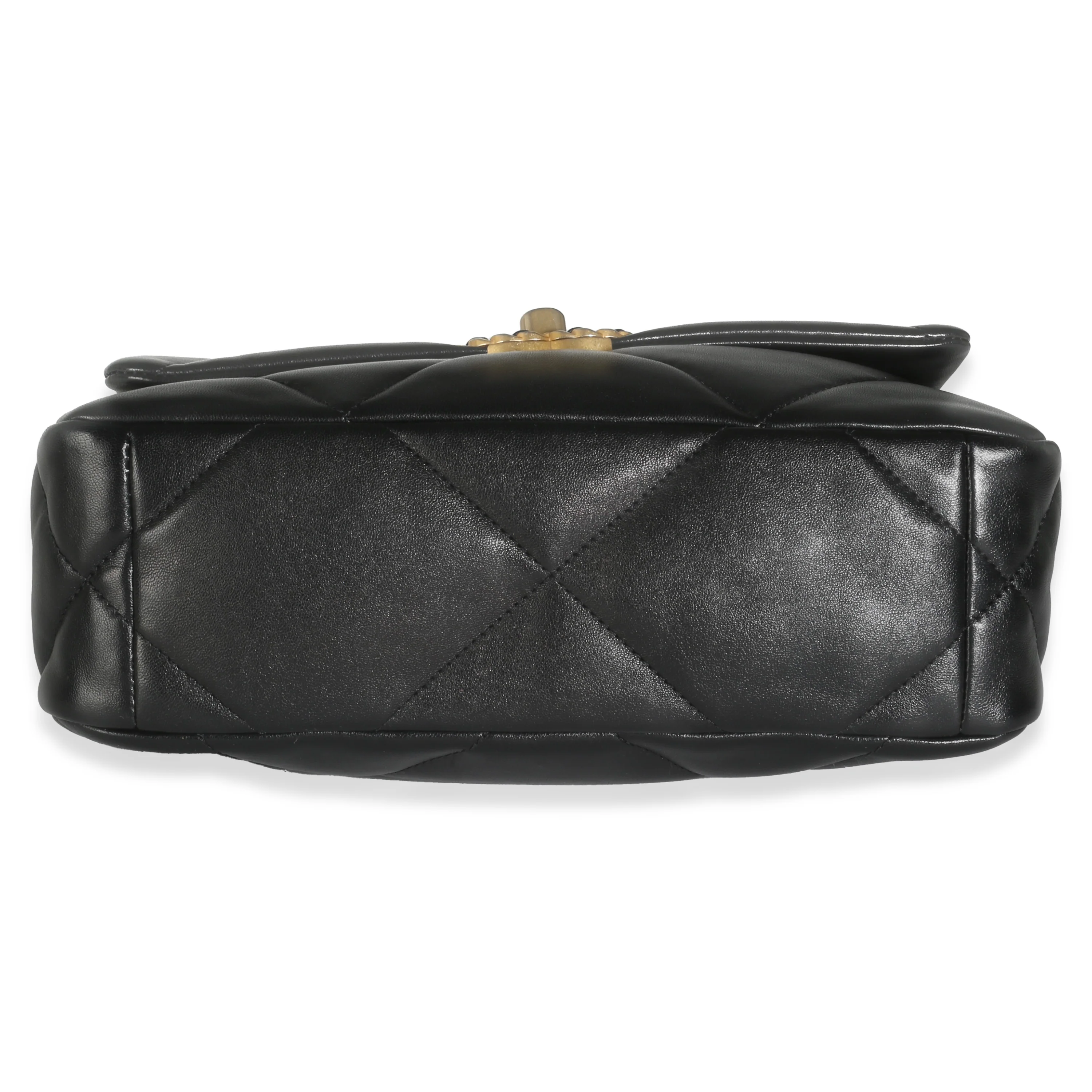 Black Quilted Lambskin Medium Chanel 19 Flap Bag - Image 5