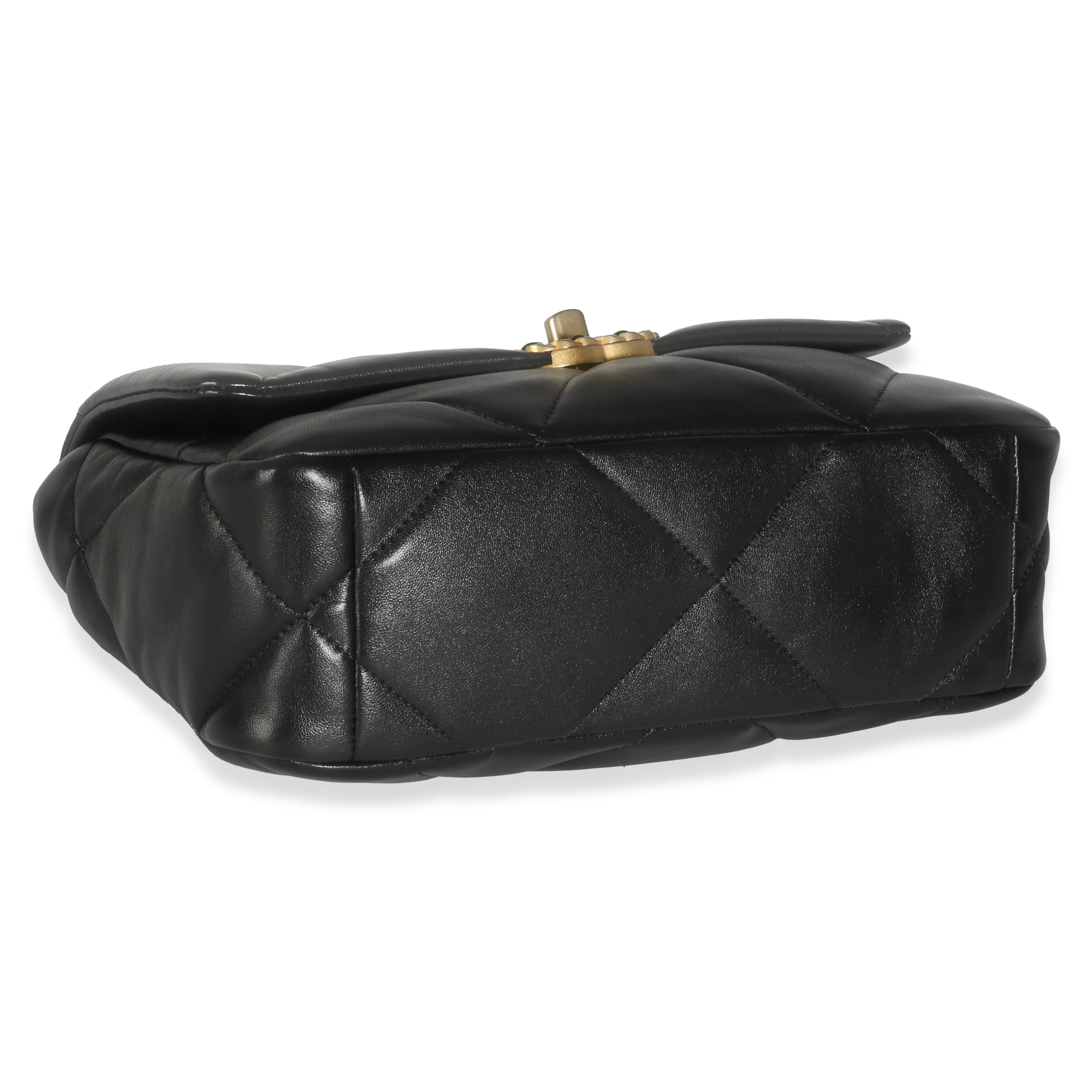 Black Quilted Lambskin Medium Chanel 19 Flap Bag - Image 6
