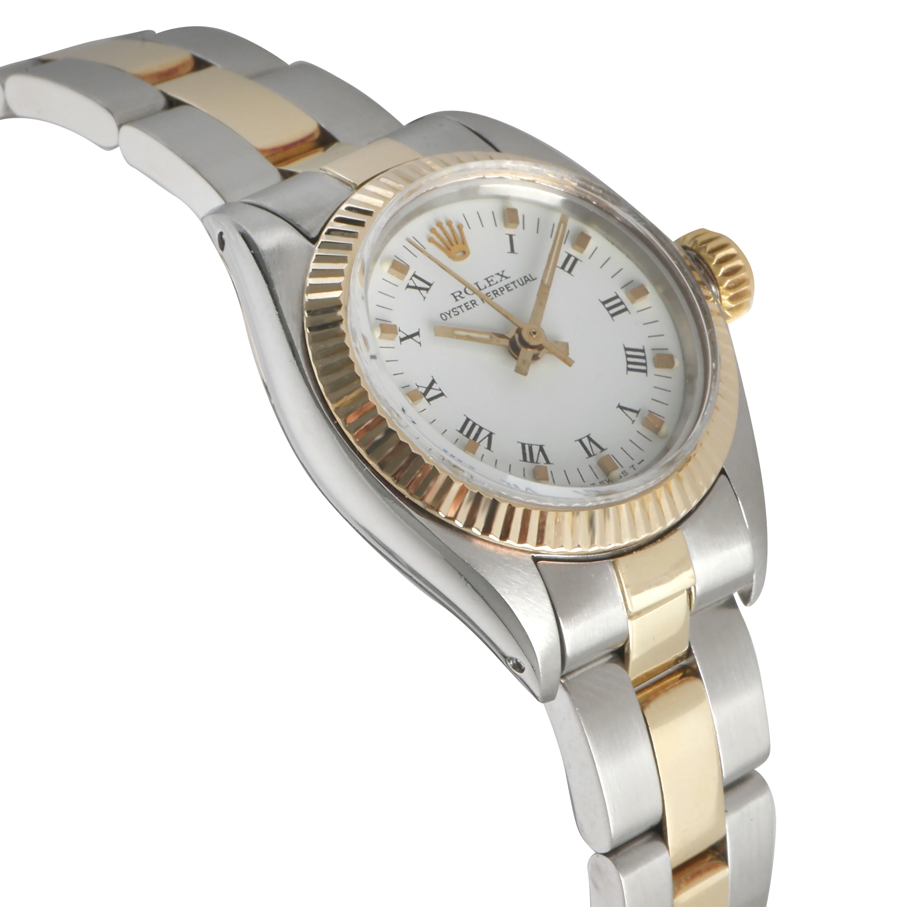 Oyster Perpetual 6719 Womens Watch in 14kt Stainless Steel/Yellow Gold - Image 2