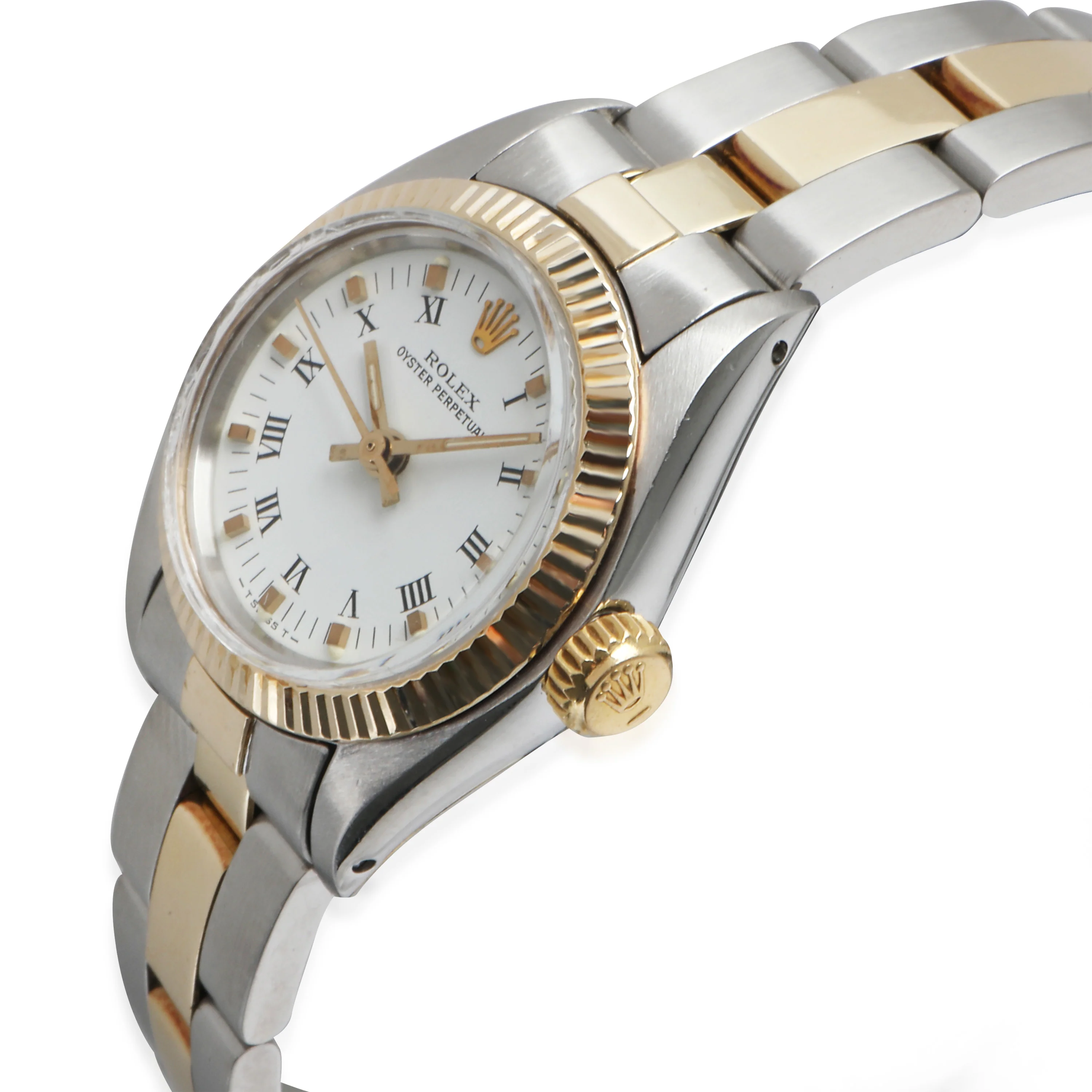 Oyster Perpetual 6719 Womens Watch in 14kt Stainless Steel/Yellow Gold - Image 3