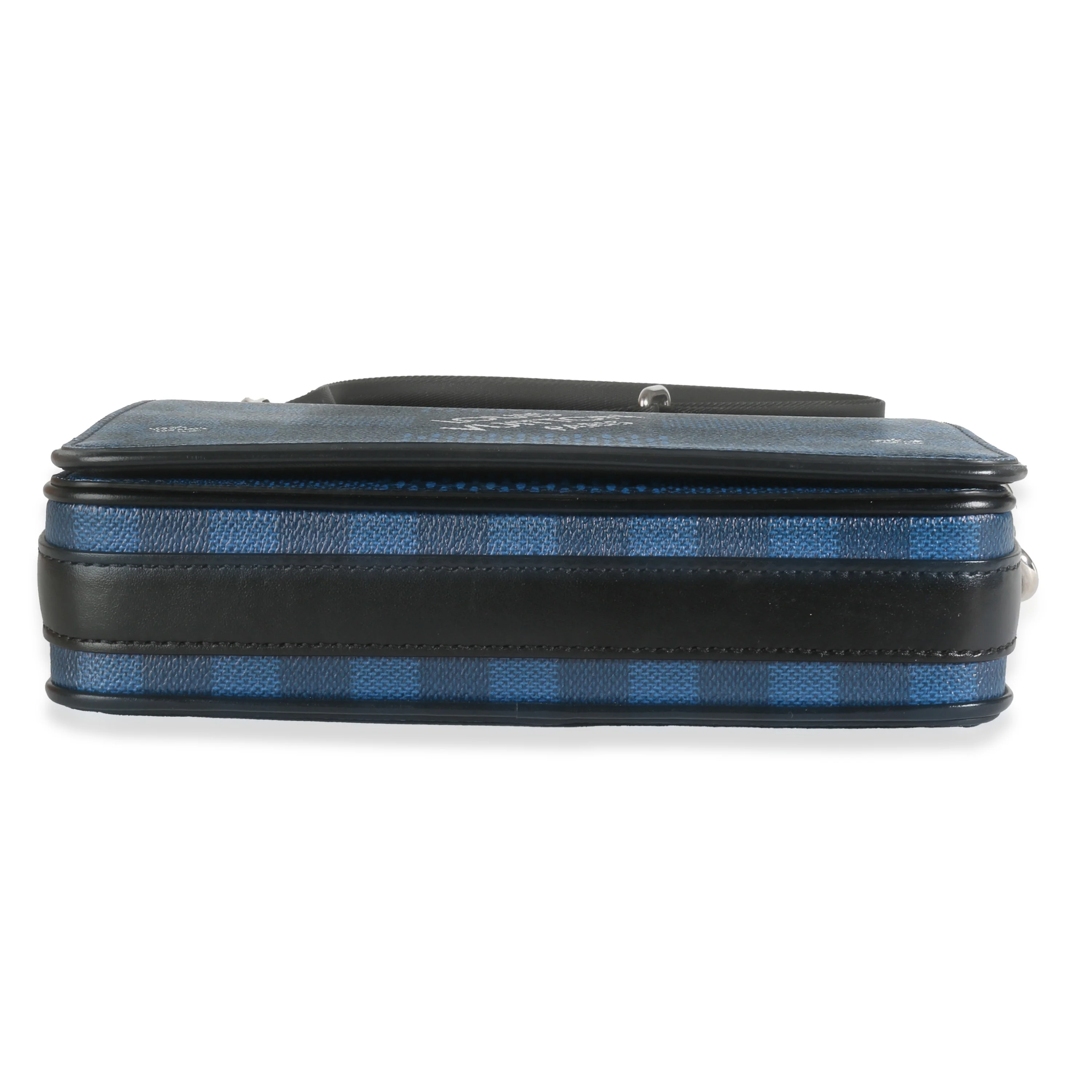 Navy Damier Graphite Canvas 3D Studio Messenger - Image 4