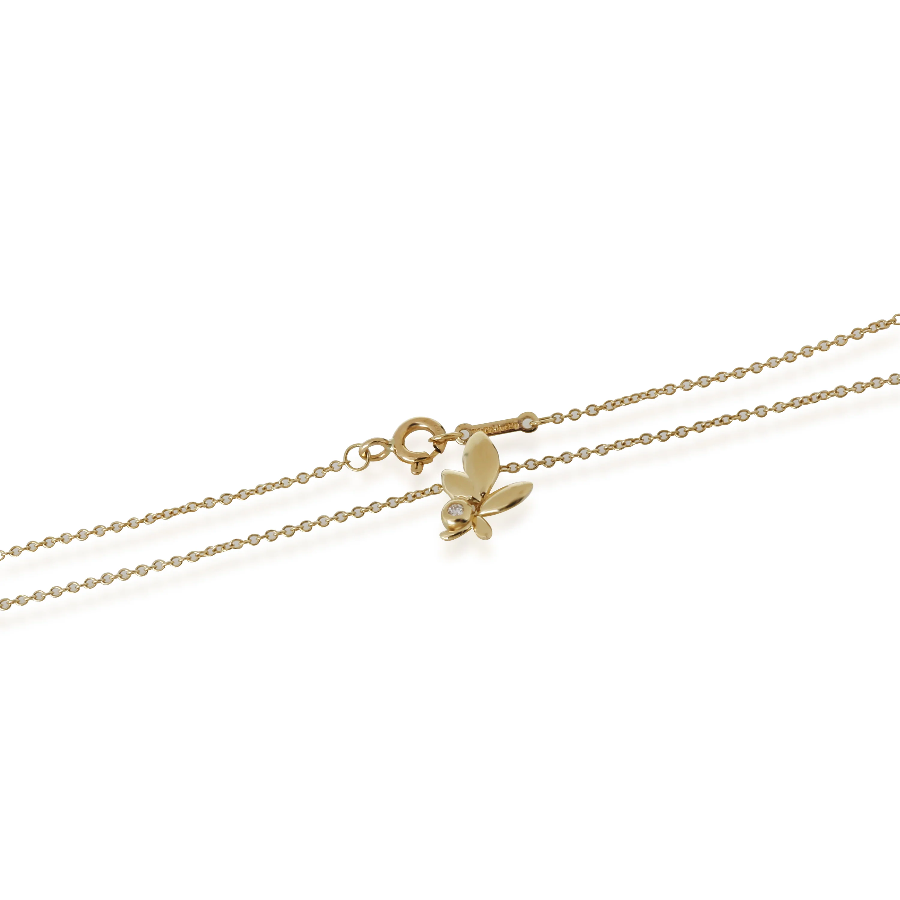 Paloma Picasso Olive Leaf Pendant 18K Yellow Gold - Image 3