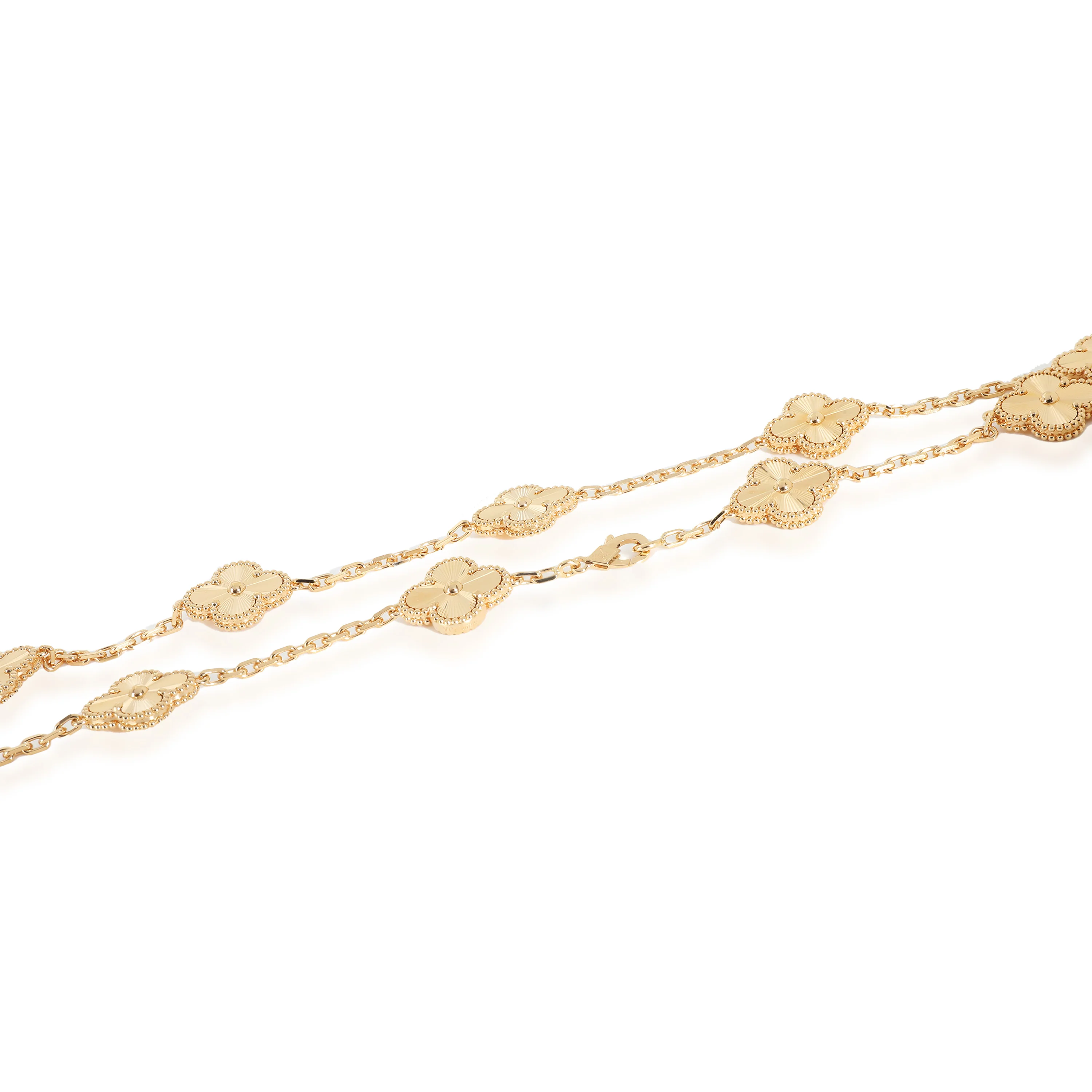 Alhambra Necklace in 18K 18K Yellow Gold - Image 3