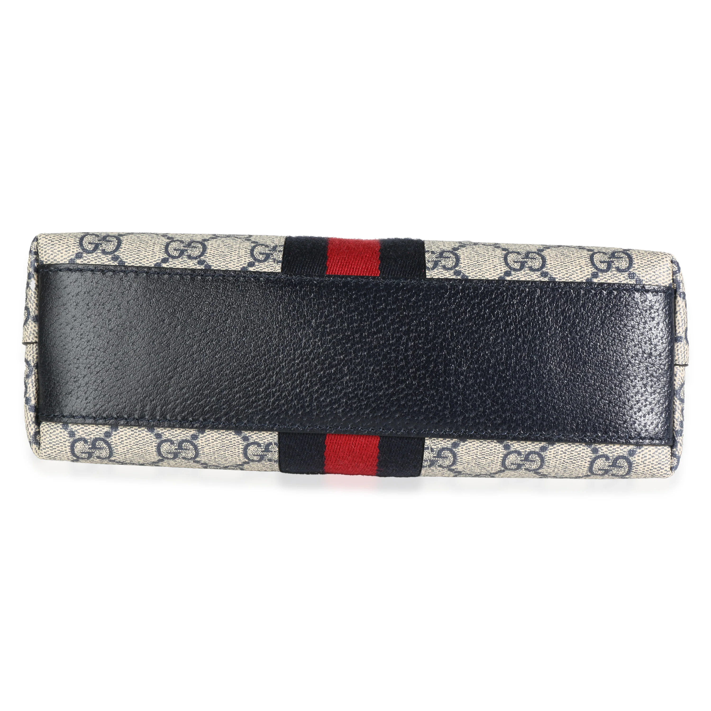 Navy GG Supreme Canvas Small Ophidia Shoulder Bag - Image 5