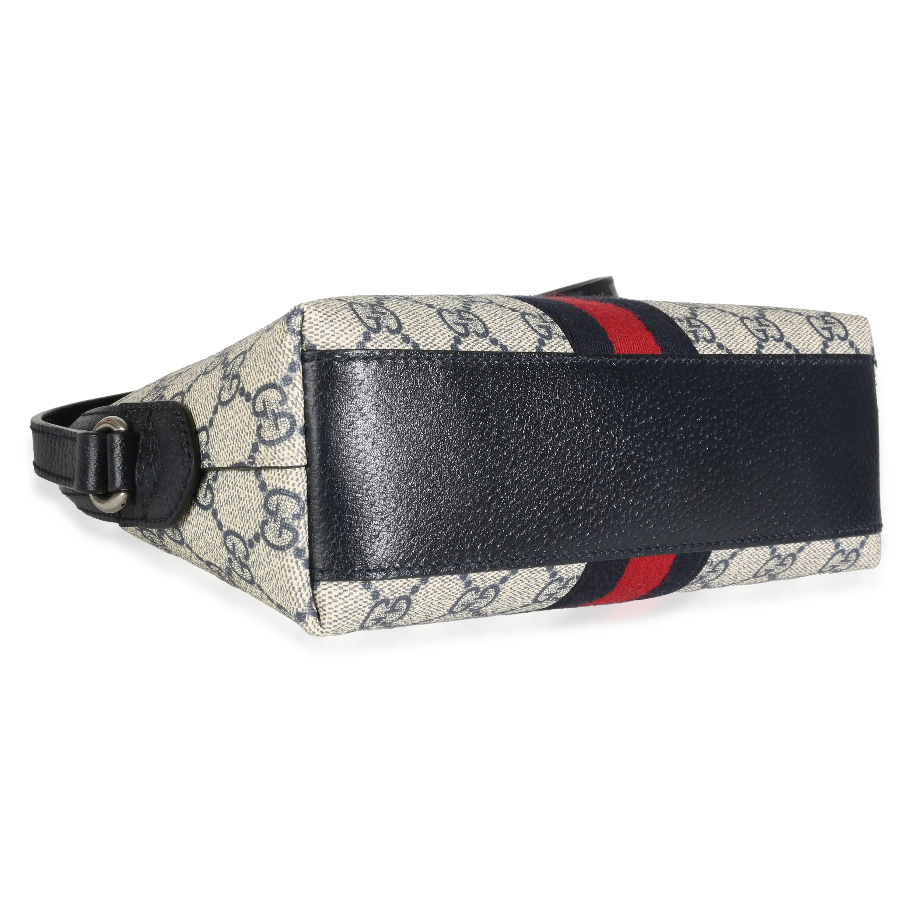 Navy GG Supreme Canvas Small Ophidia Shoulder Bag - Image 6