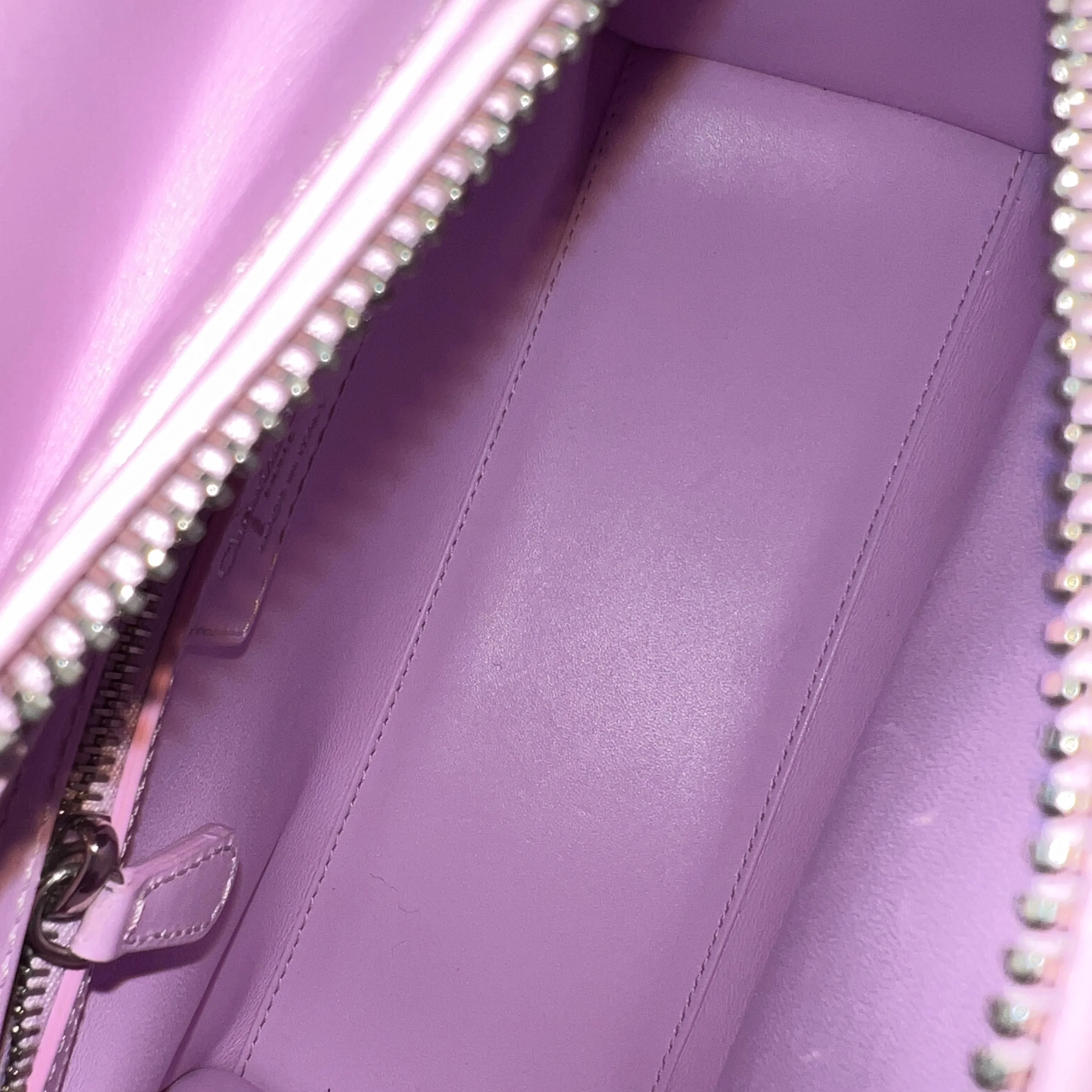 Pink Lambskin Pockets Medium Lady Dior - Image 9