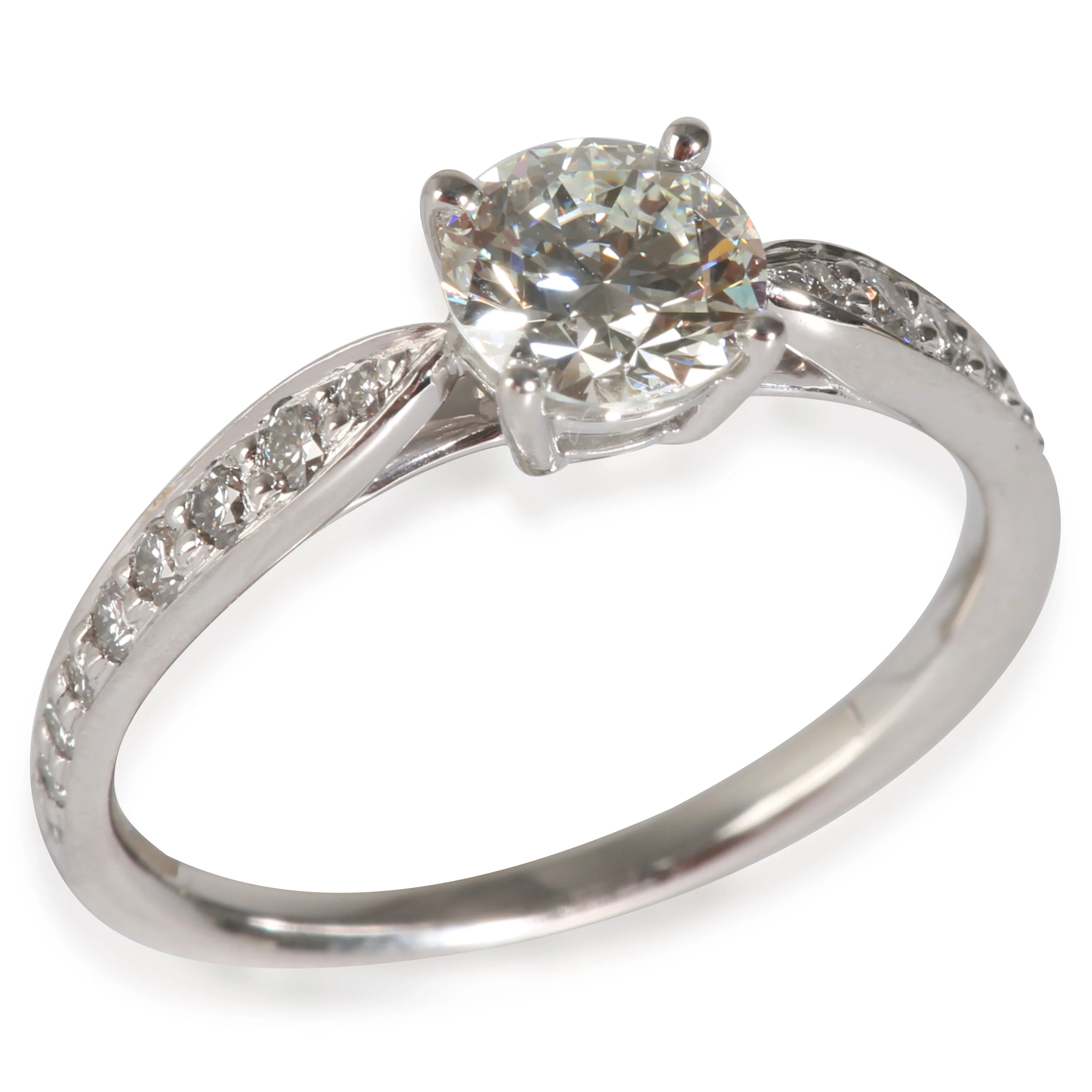 Harmony Engagement Ring in  Platinum H VVS2 0.79 CTW - Image 3
