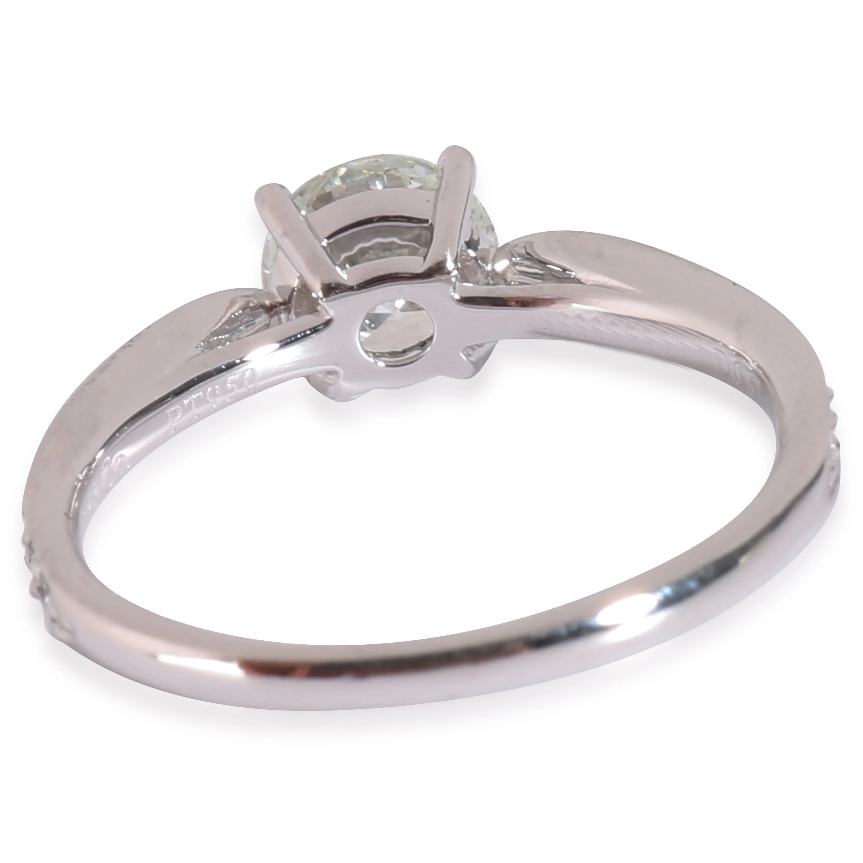 Harmony Engagement Ring in  Platinum H VVS2 0.79 CTW - Image 4