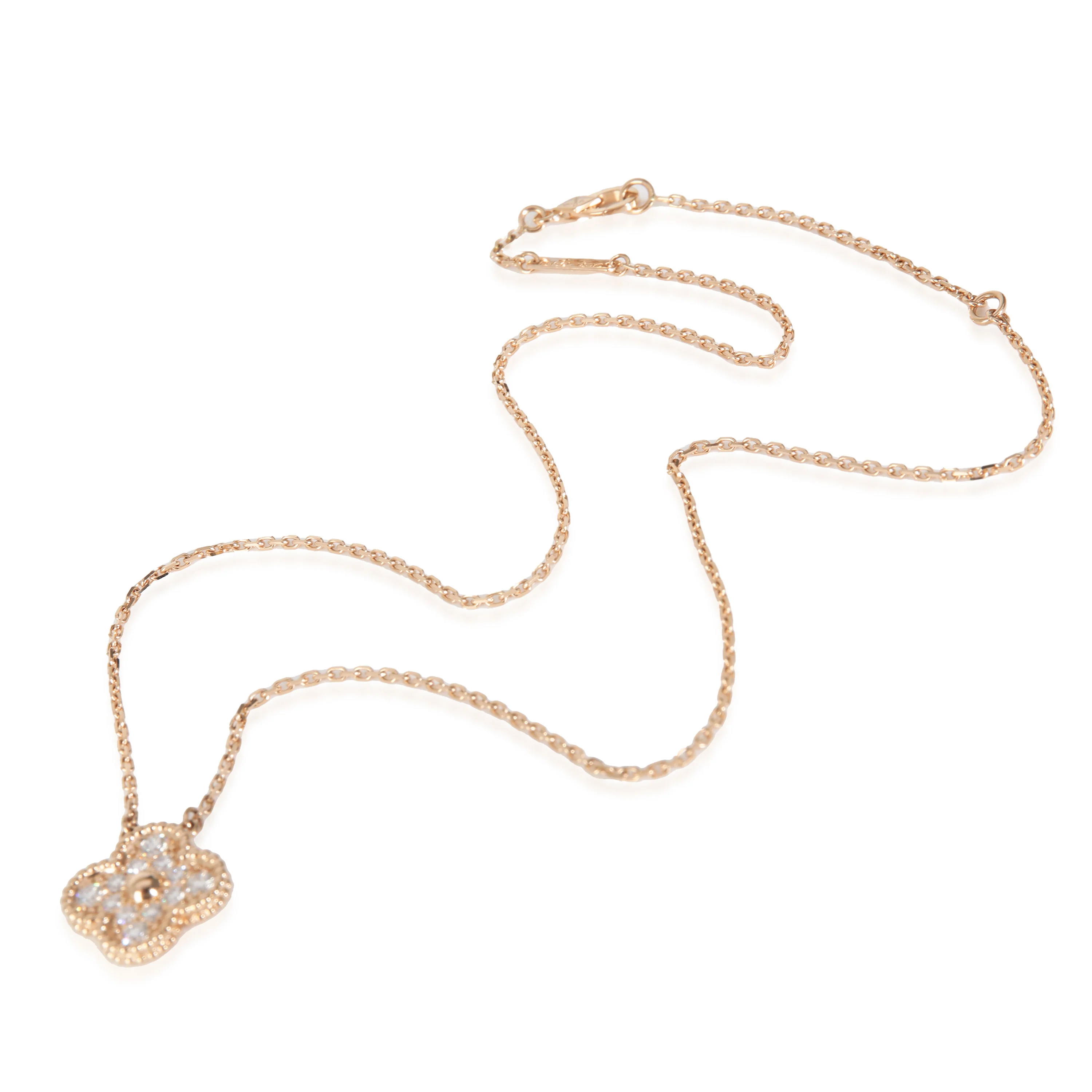 Alhambra Pendant in 18k Rose Gold 0.48 CTW - Image 2