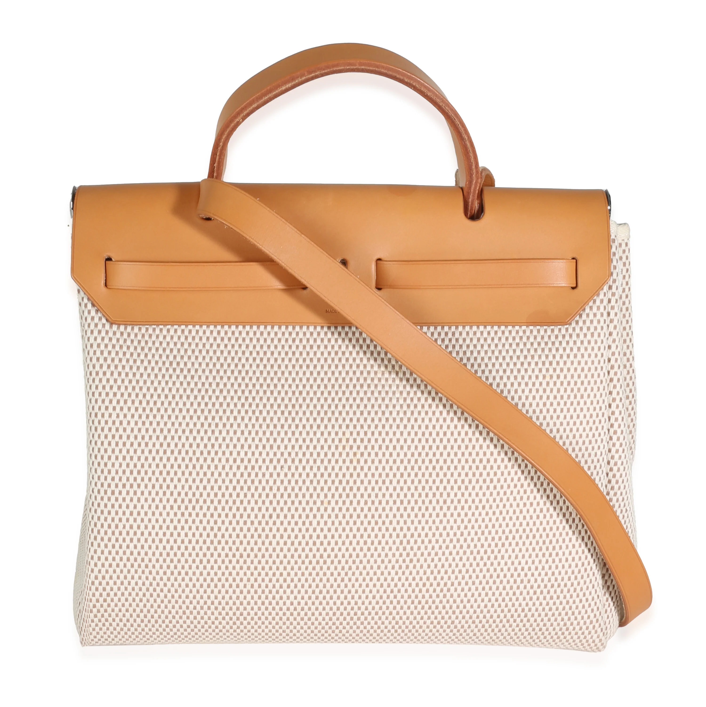 Naturel Sable Ecru Toile H Canvas Herbag 31 PM PHW - Image 5