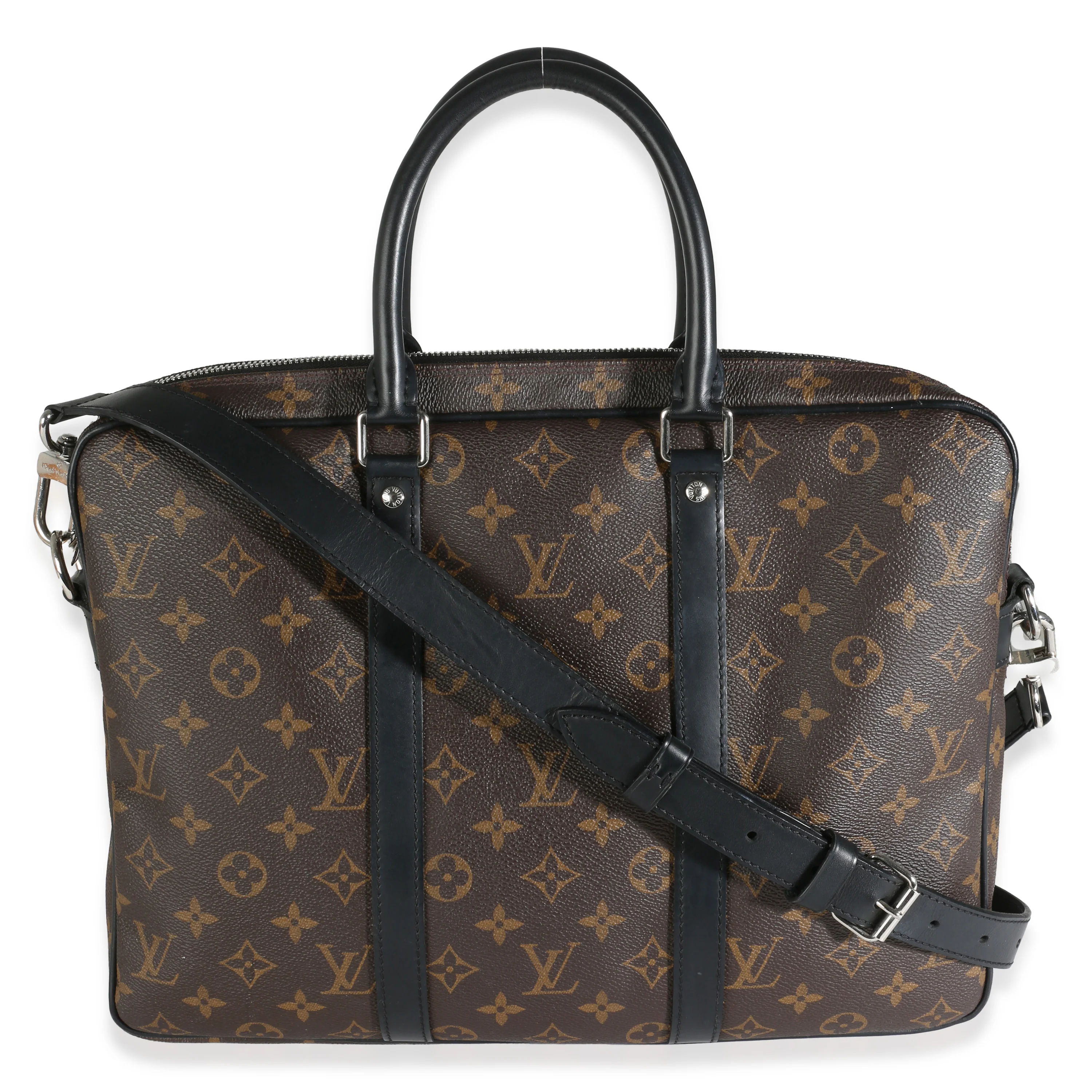 Monogram Macassar Porte Documents Voyage PM - Image 4