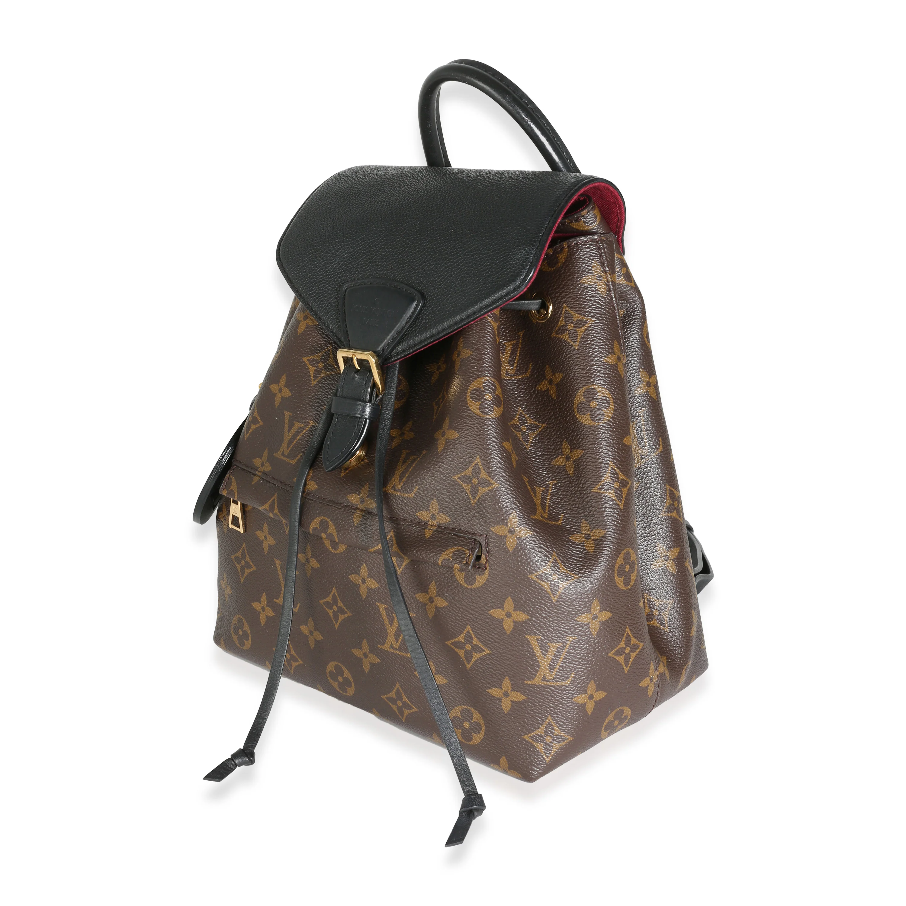 Black Monogram Canvas Montsouris Backpack NM - Image 2