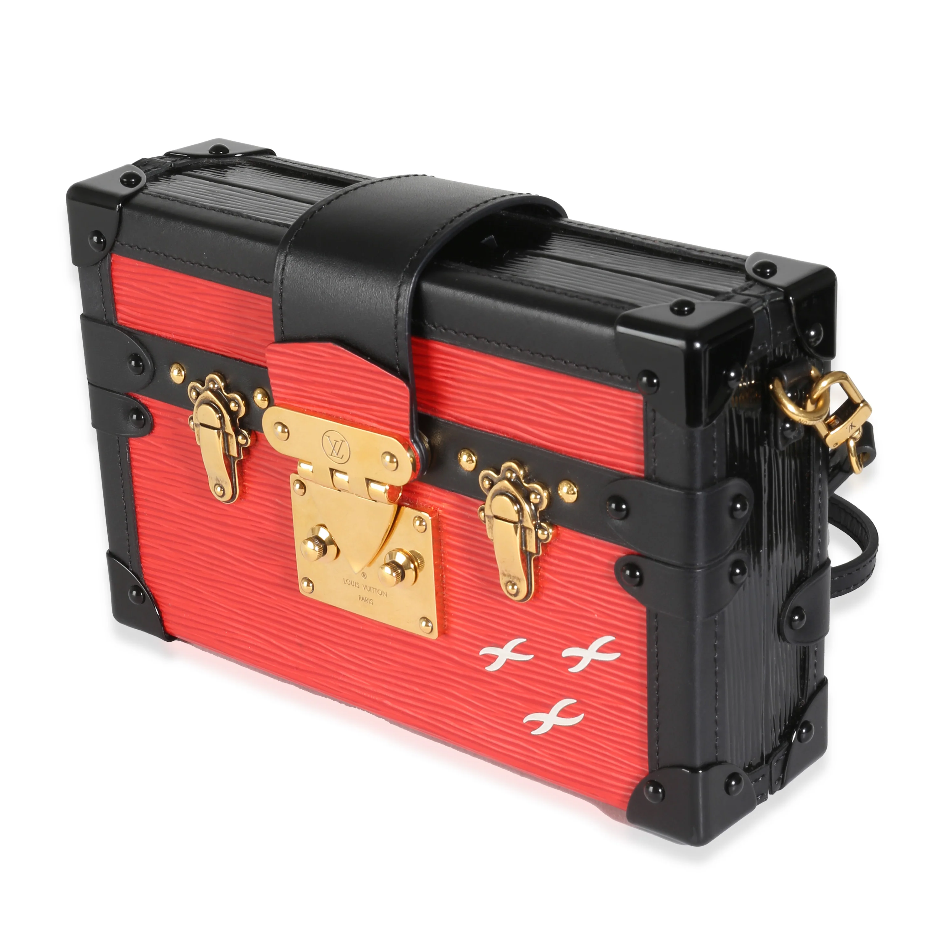 Red Black Epi Petite Malle - Image 2