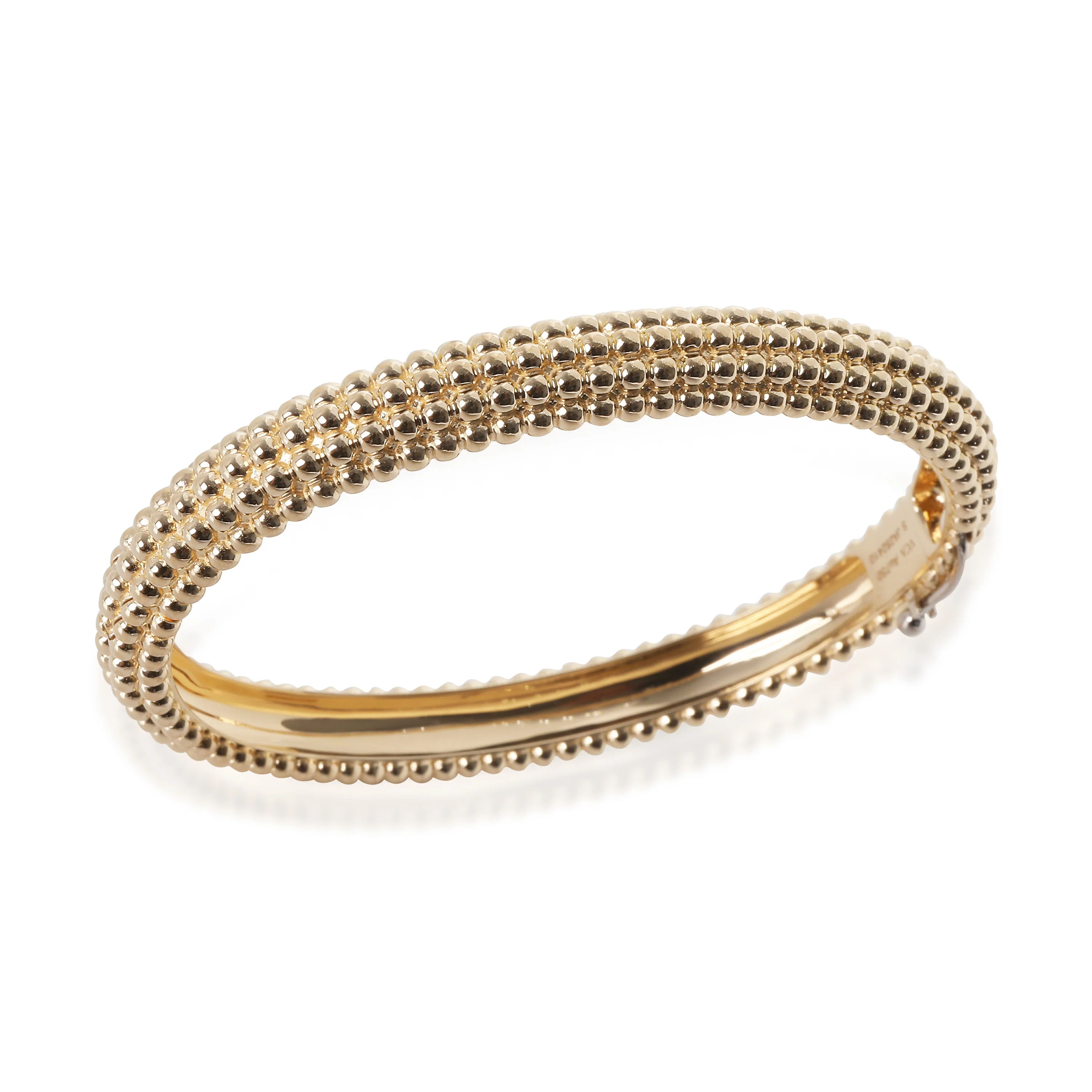 Perlee 5 Row Bangle in 18K Yellow Gold, Size Small - Image 5